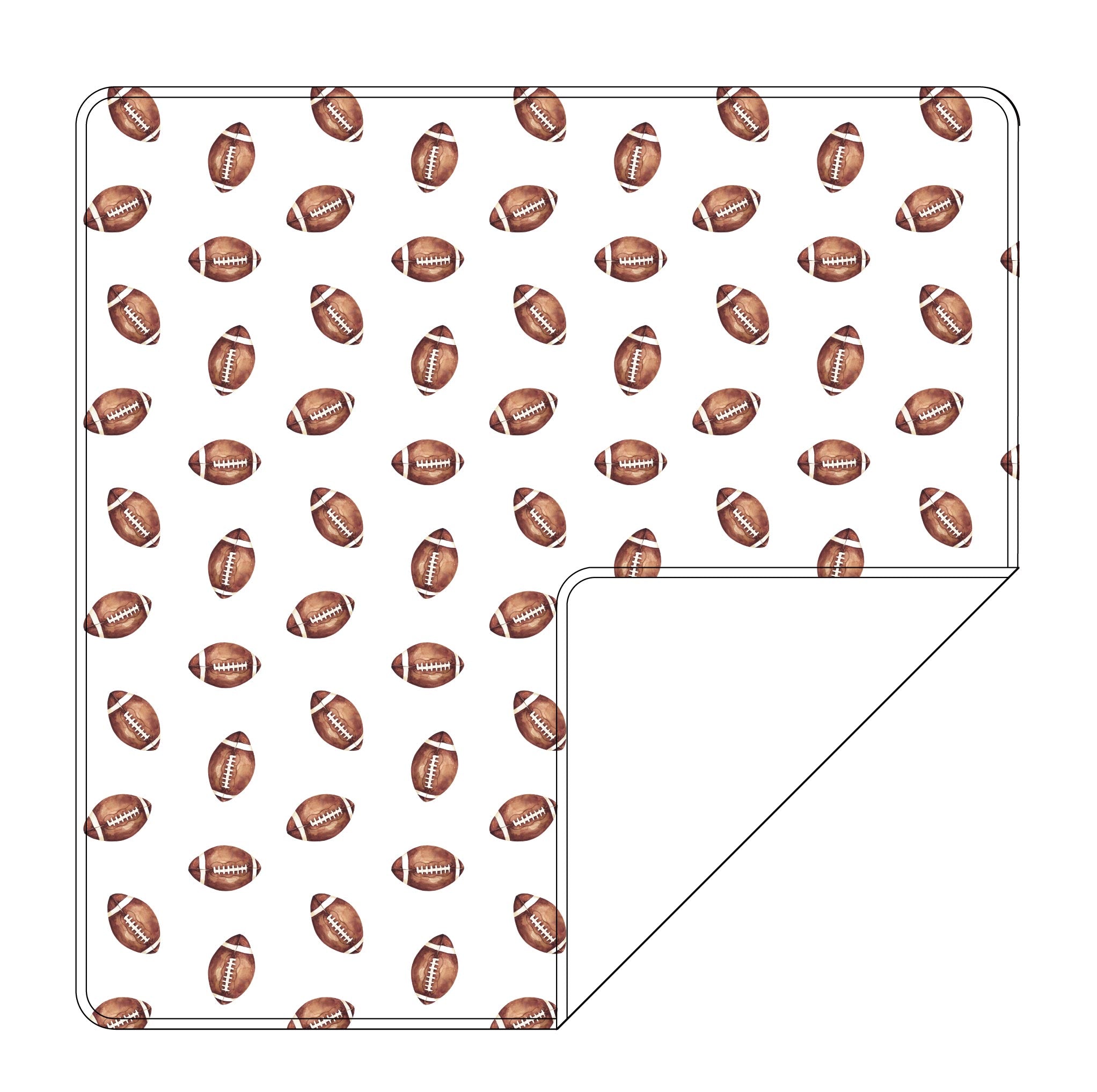 Football (ribbed) - Lightweight Blanket