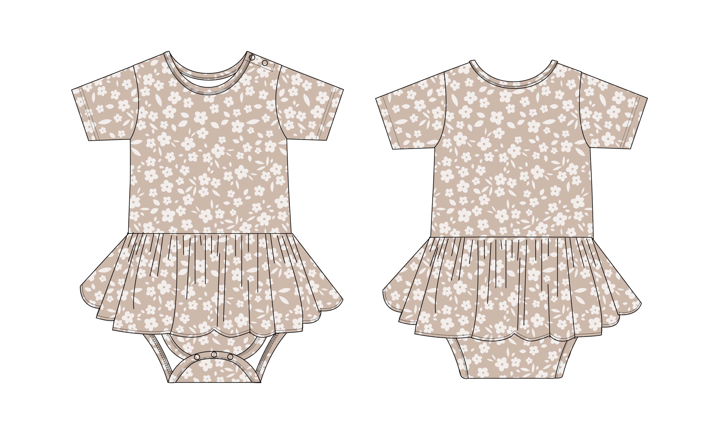 Calista - Bodysuit Dress