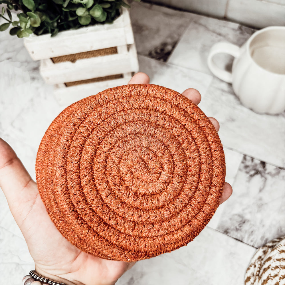 Fall Fabric Coasters