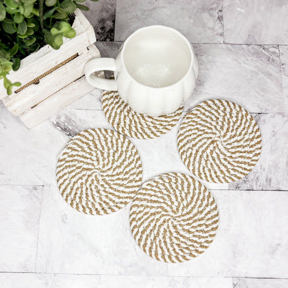 Fall Fabric Coasters