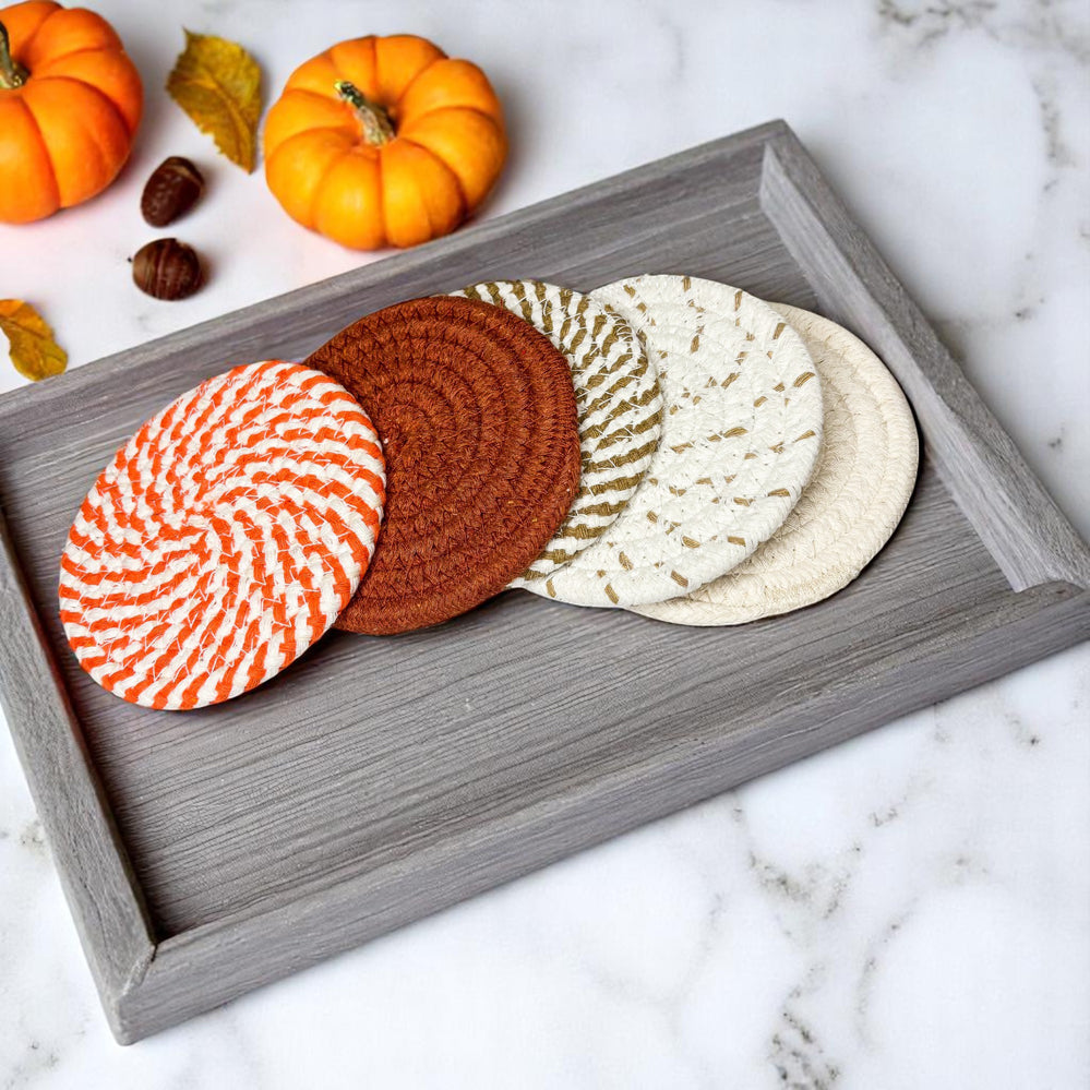 Fall Fabric Coasters