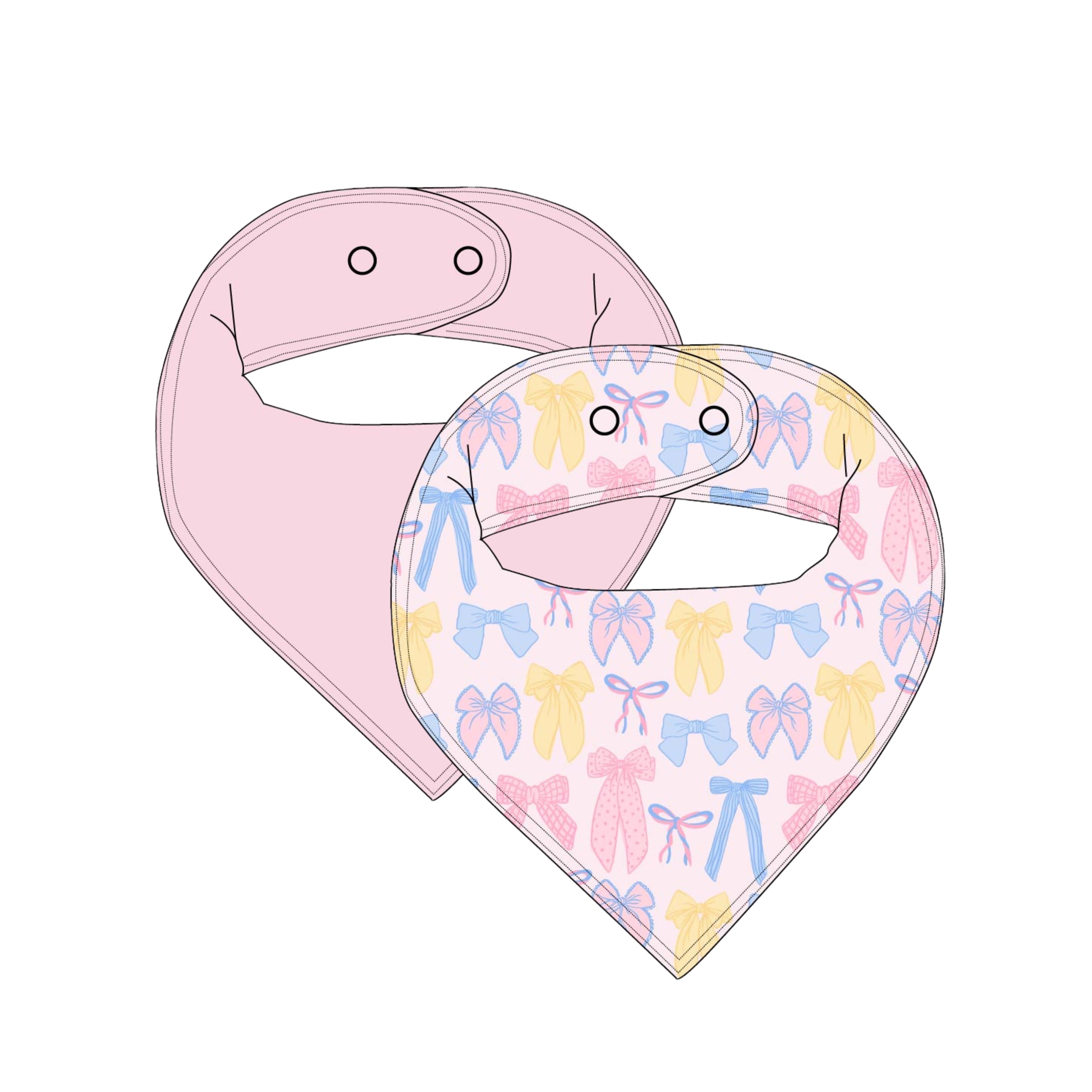 Ballet Blush + Madelyn - Bib Set