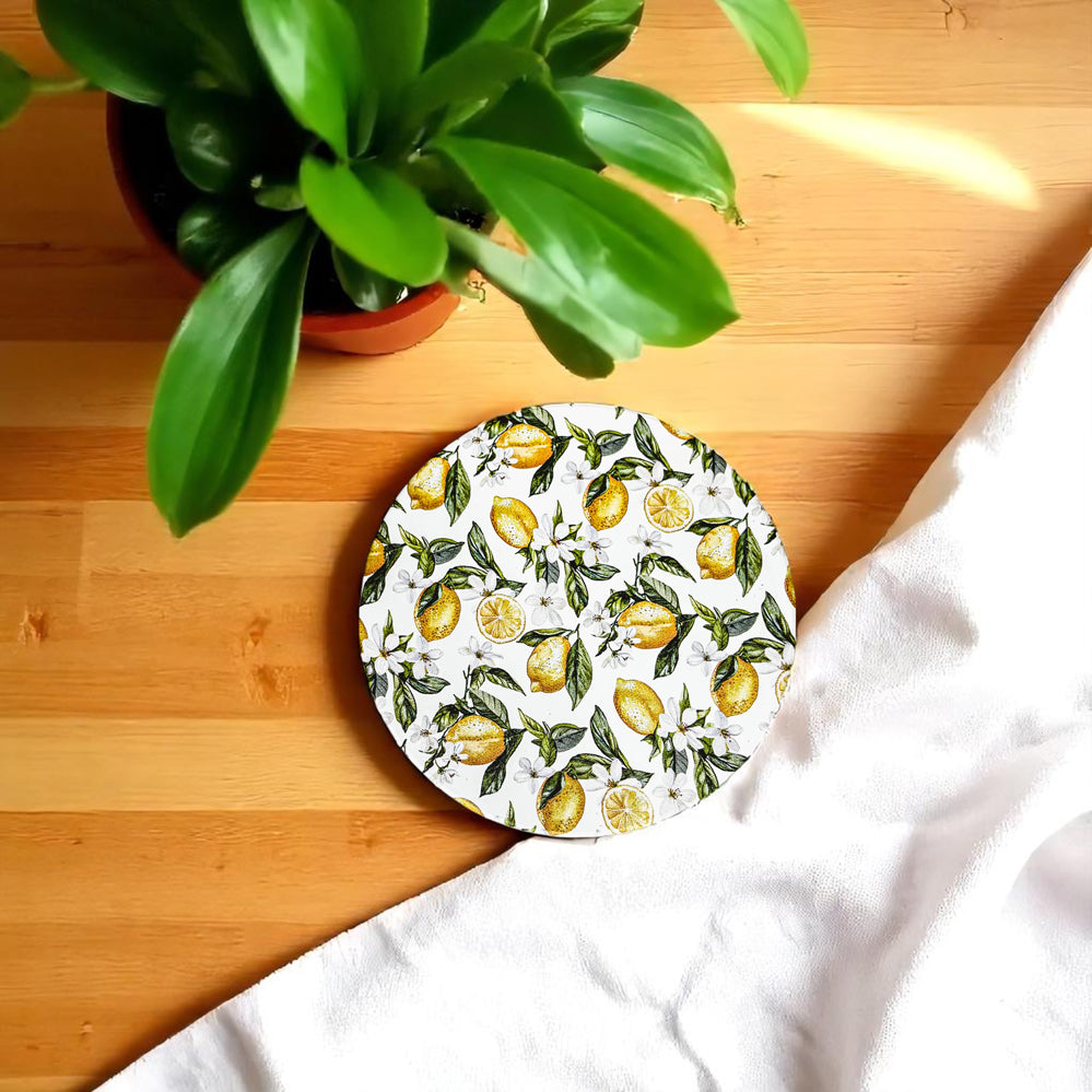 Mediterranean Lemon Coasters