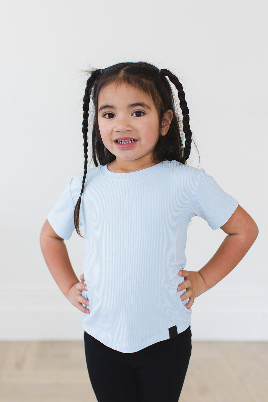 Baby Blue (ribbed) - Everyday Tee