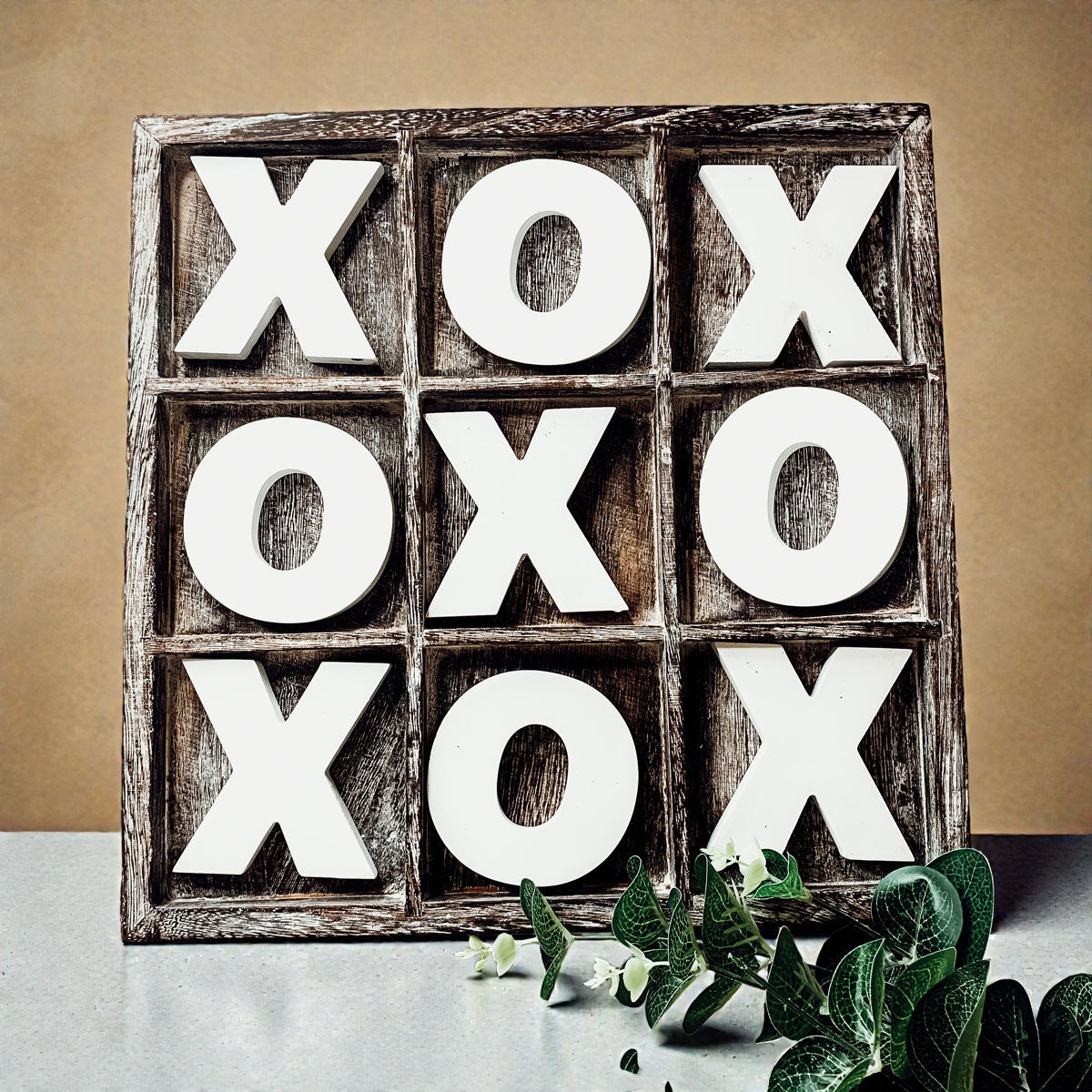 Rustic Tic Tac Toe
