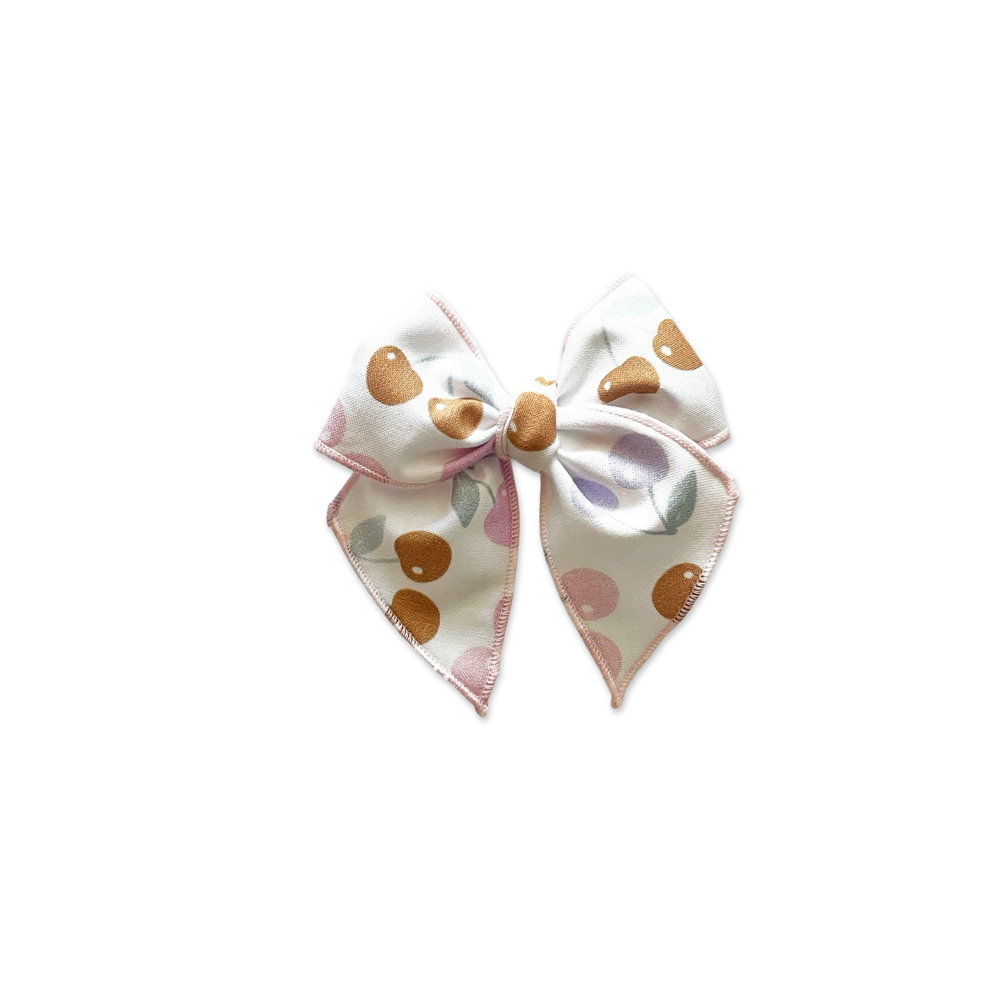 Muted Pastel Cherries Elle Bow