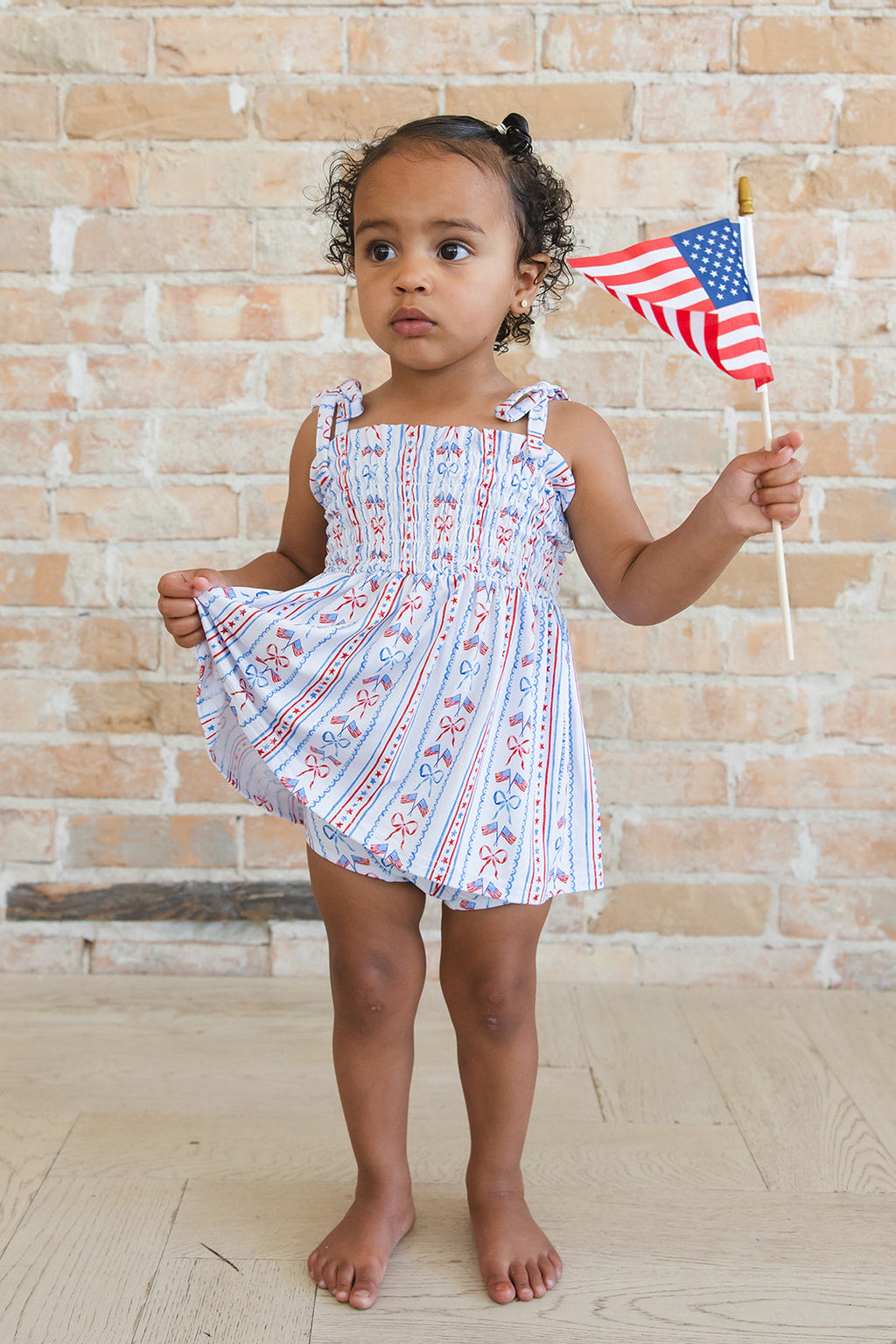 Caroline - Smocked Diaper Dress Set