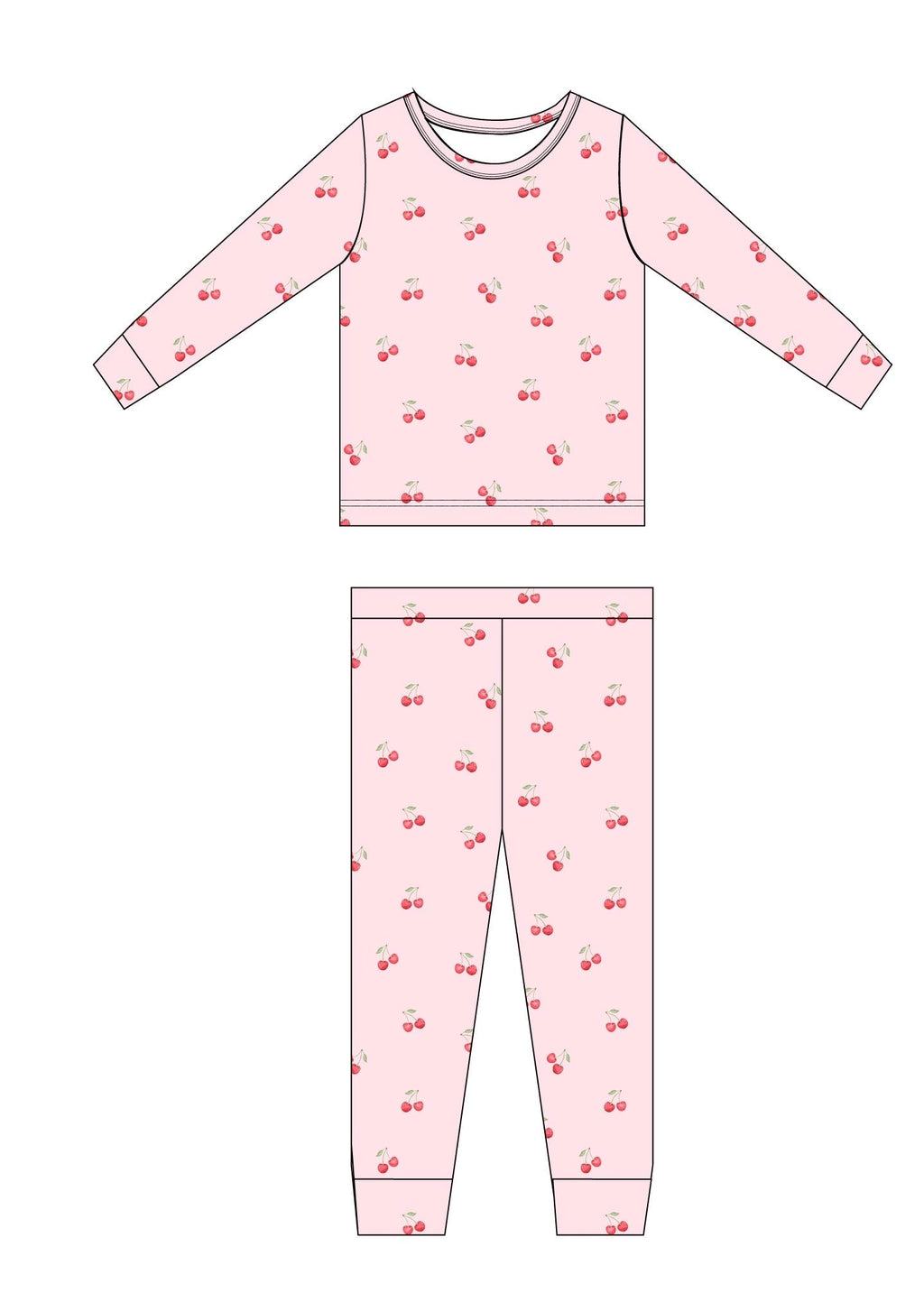 Cherry (ribbed) - Set