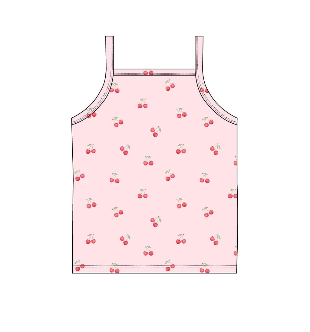 Cherry (ribbed) - Bamboo Tank