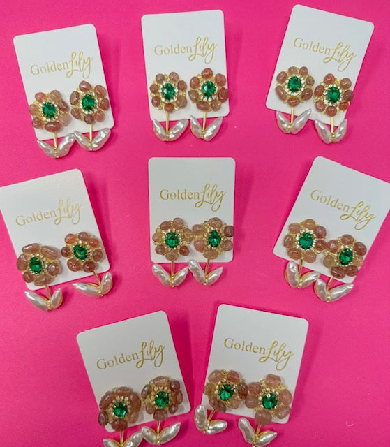 Flower Stud Earrings