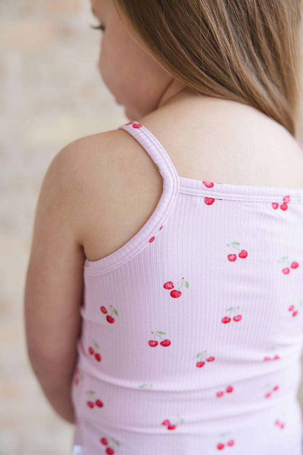 Cherry (ribbed) - Bamboo Tank