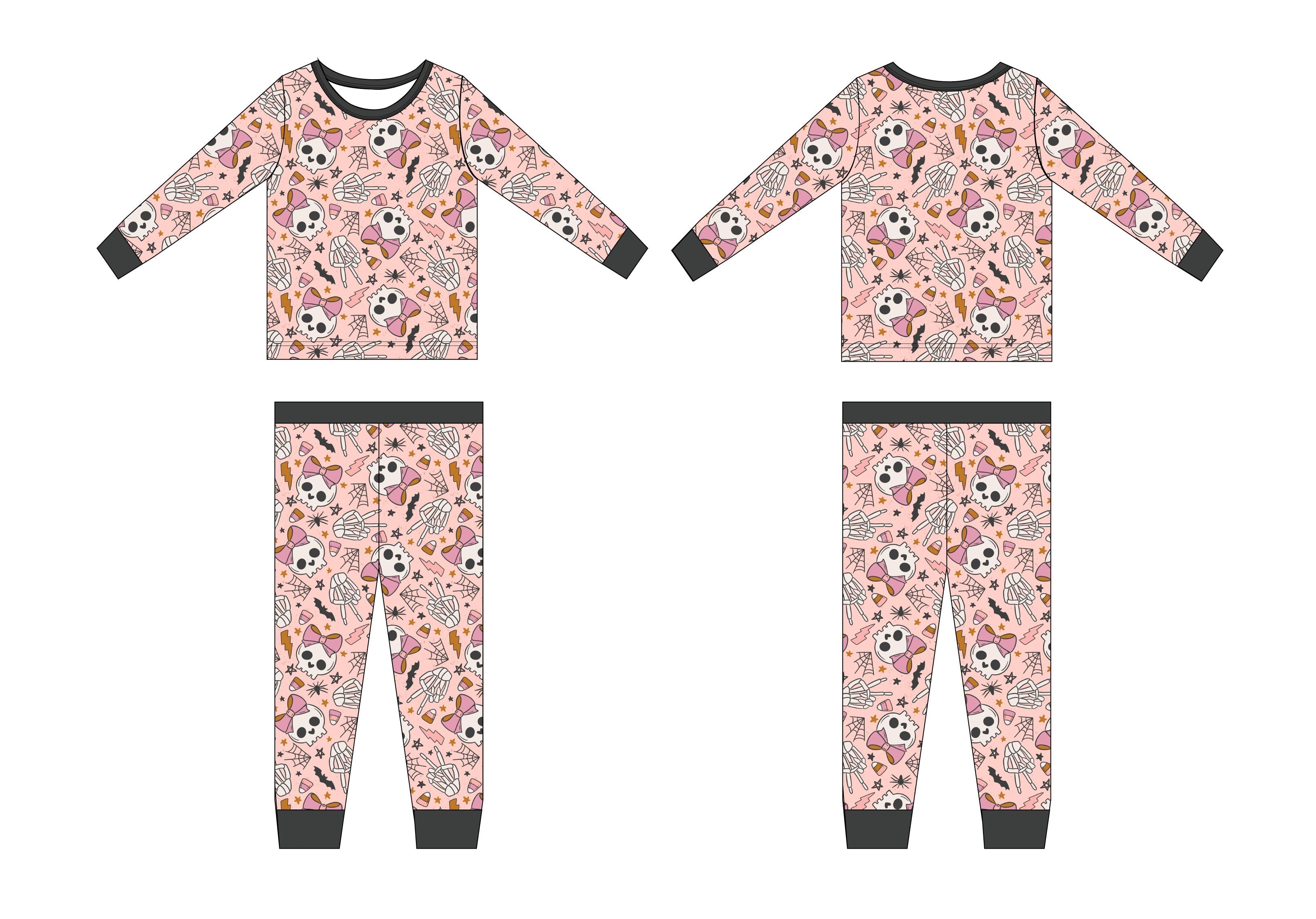 Skeleton (pink) - Set