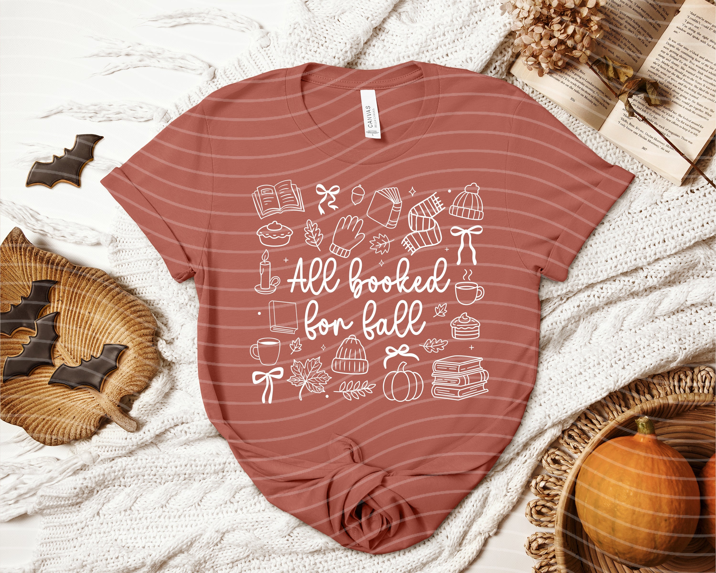 All Booked for Fall Graphic Tee