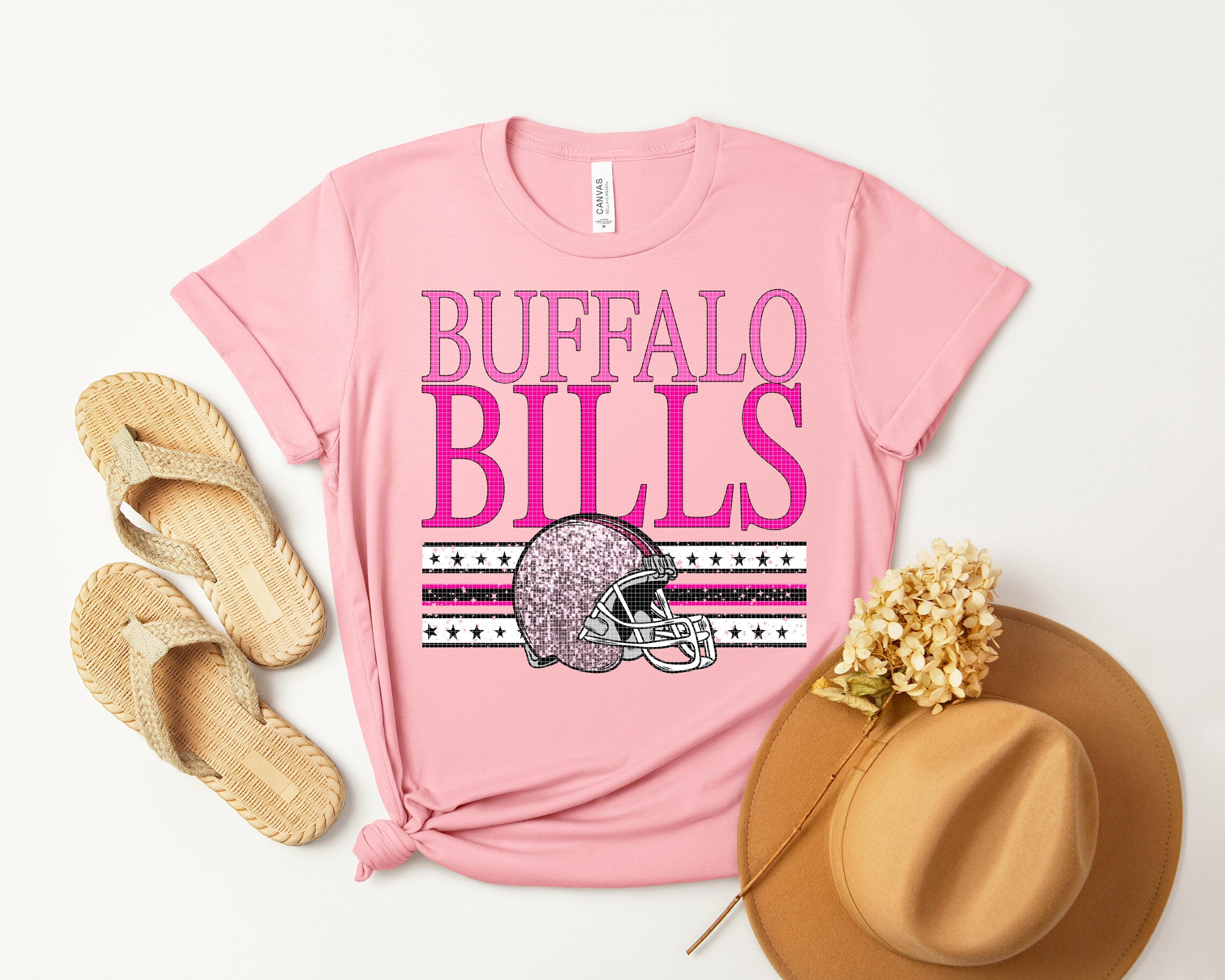Bills Pink Graphic Tee