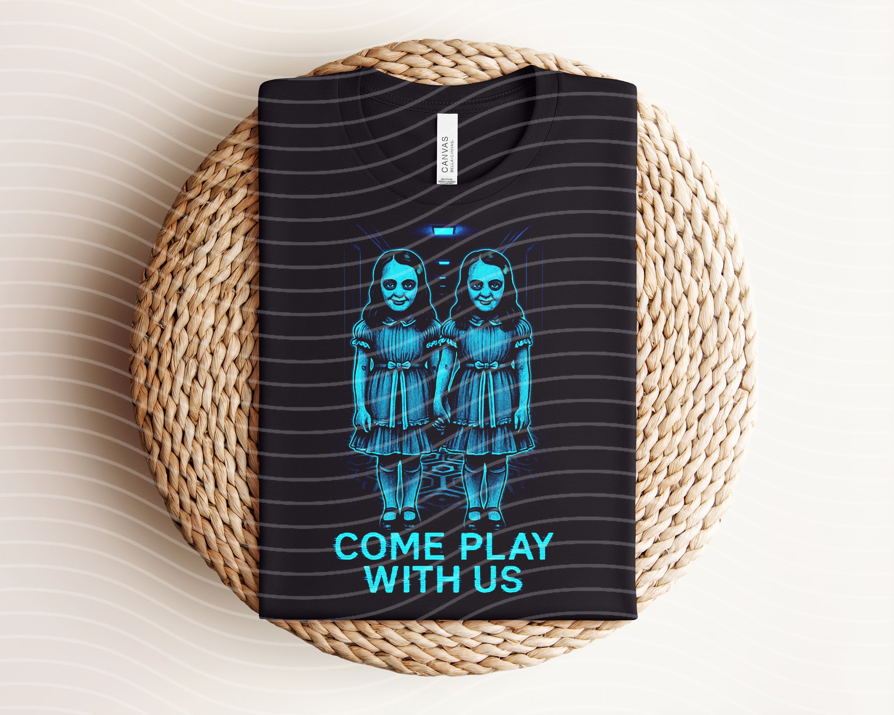 Come Play with Us Neon Graphic Tee
