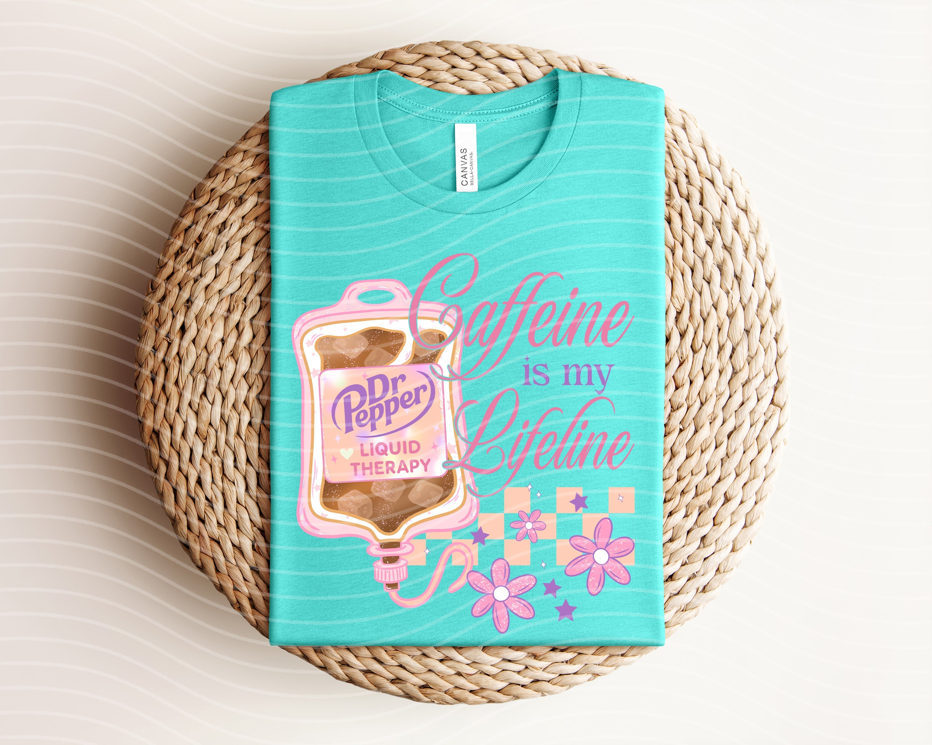 Caffeine is My Lifeline Graphic Tee