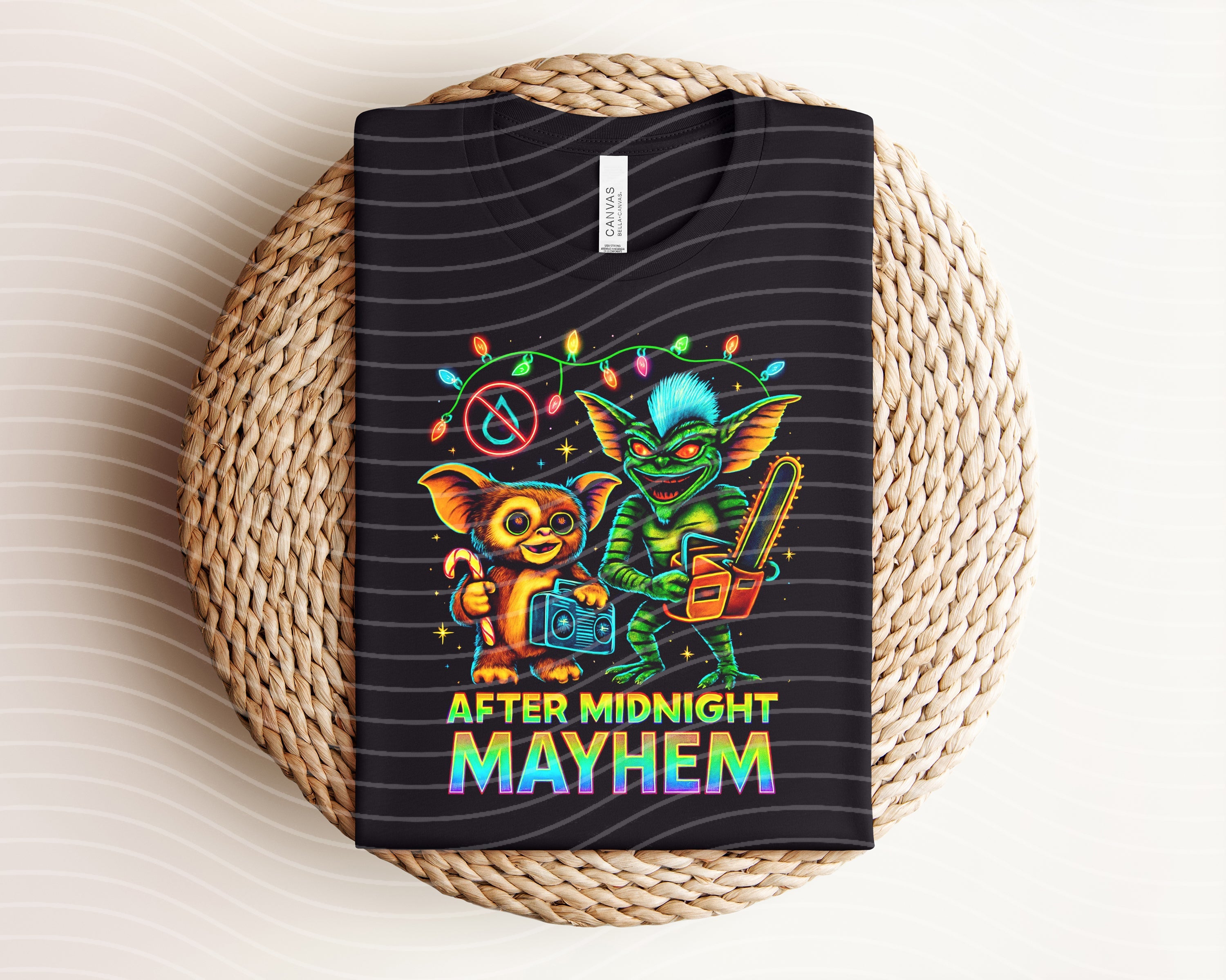 After Midnight Mayhem Neon Graphic Tee