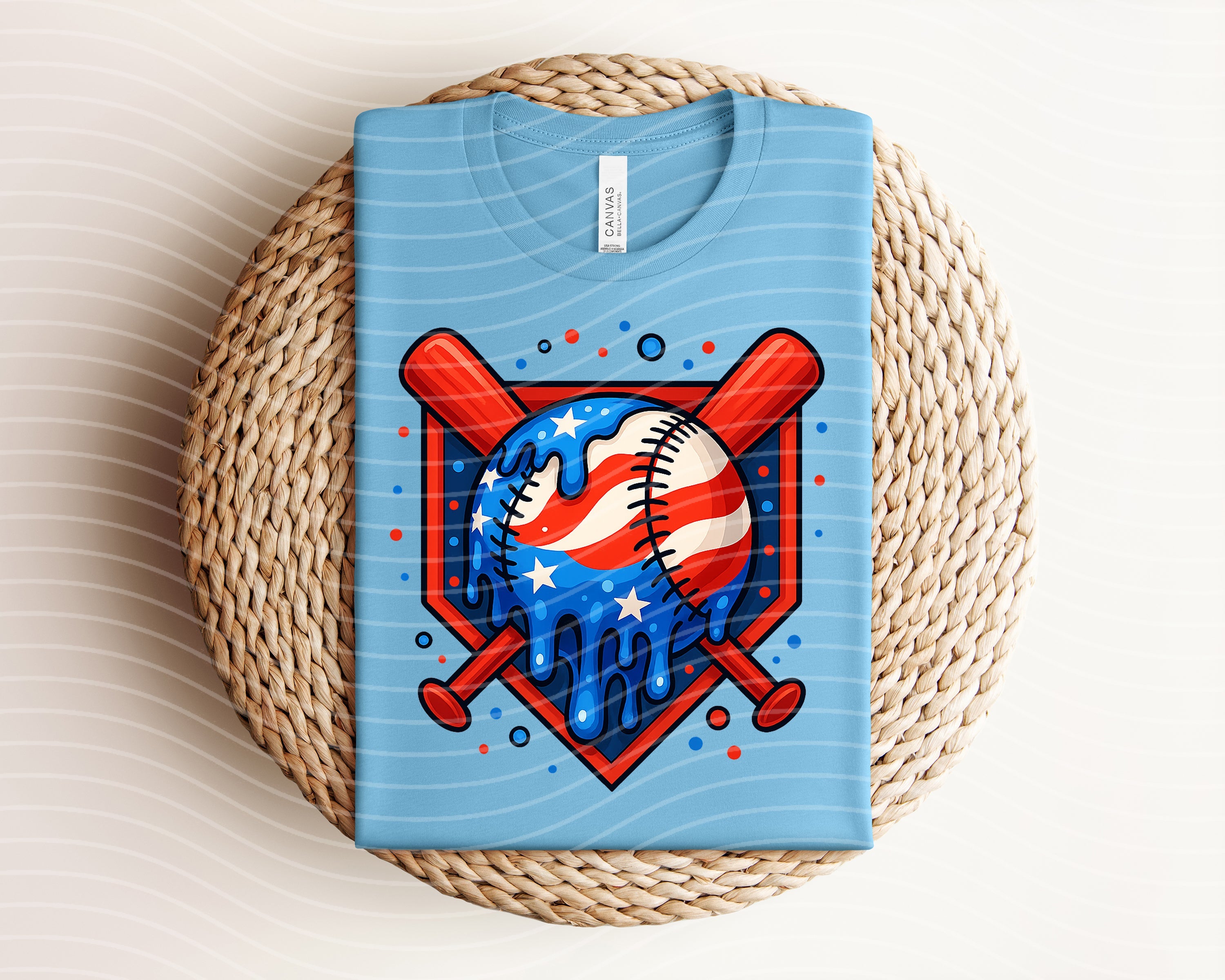 Baseball Drip Graphic Tee