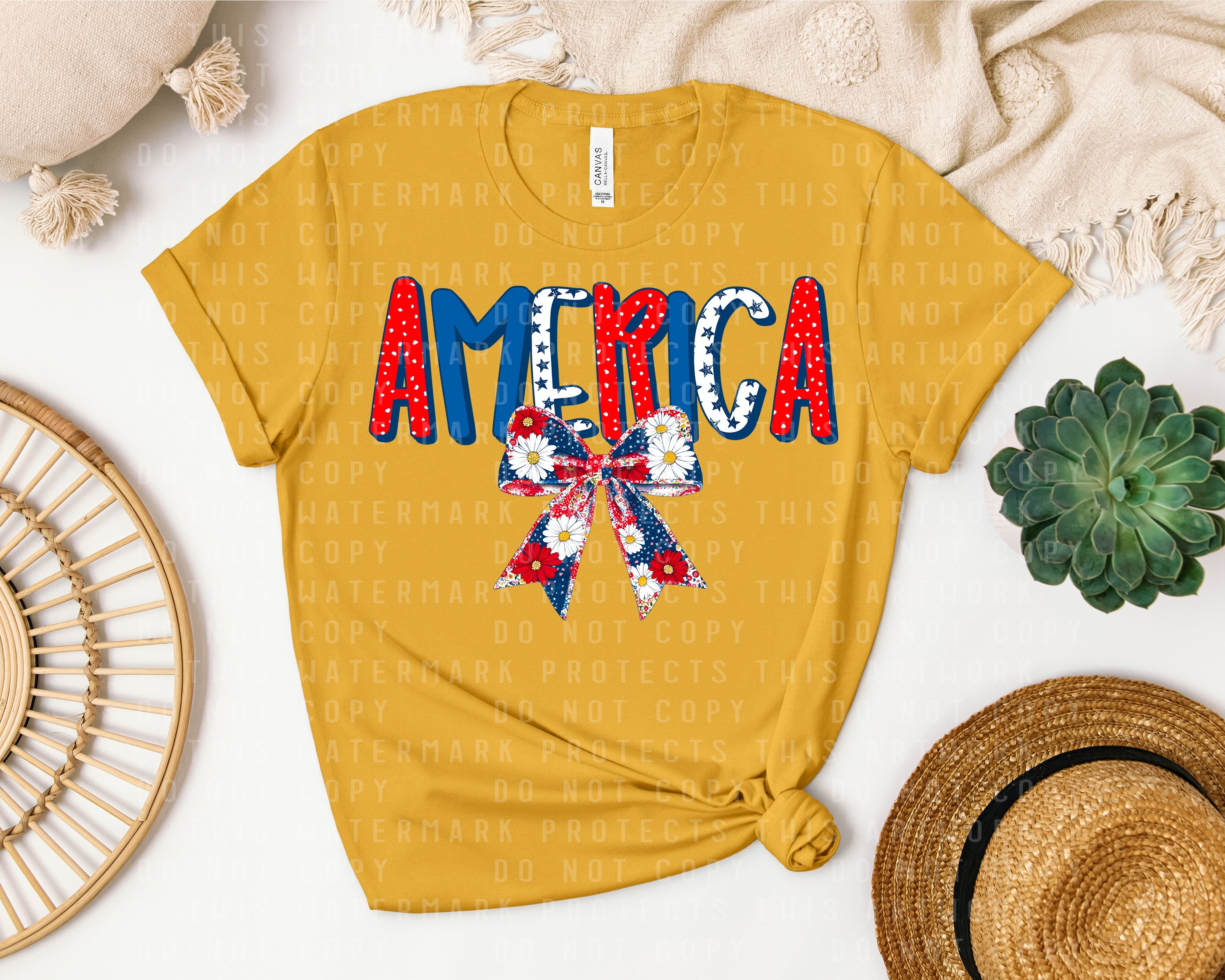 America Coquette Graphic Tee