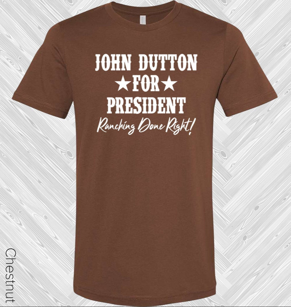 John for President Graphic Tee