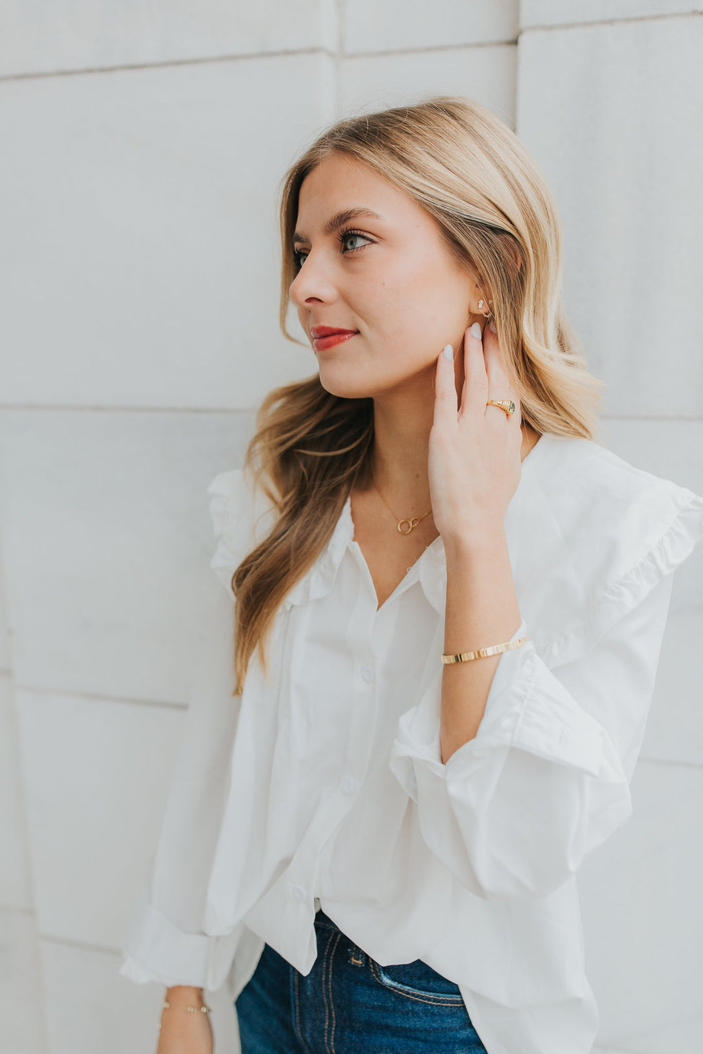 The Maddie Ring in Emerald