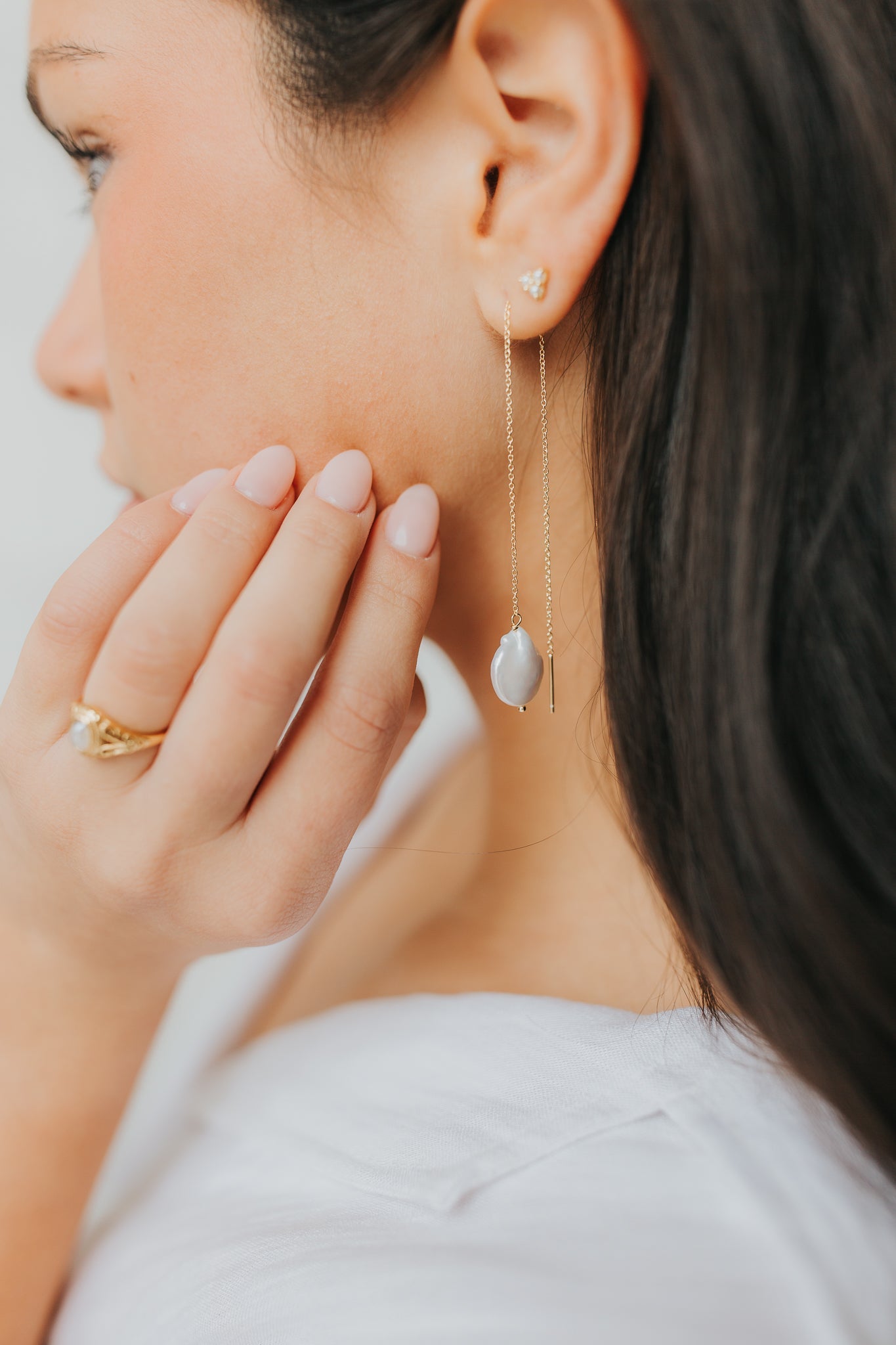 The Kate Threader Earrings