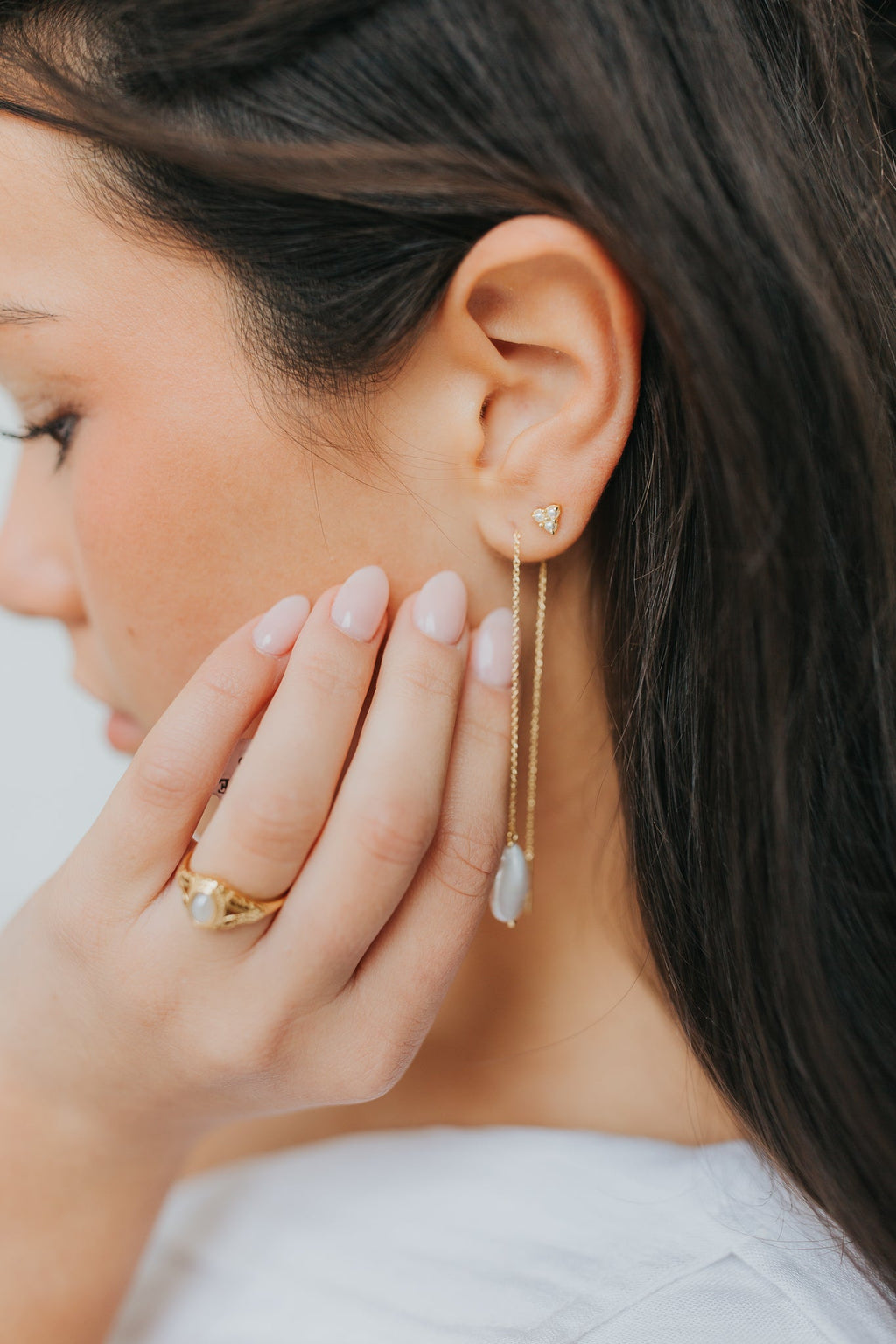 The Kate Threader Earrings