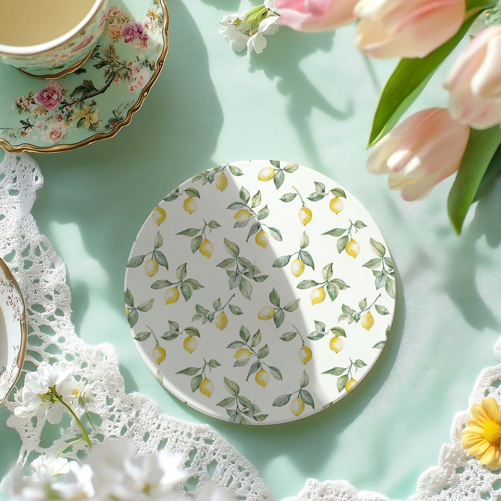 Mediterranean Lemon Coasters