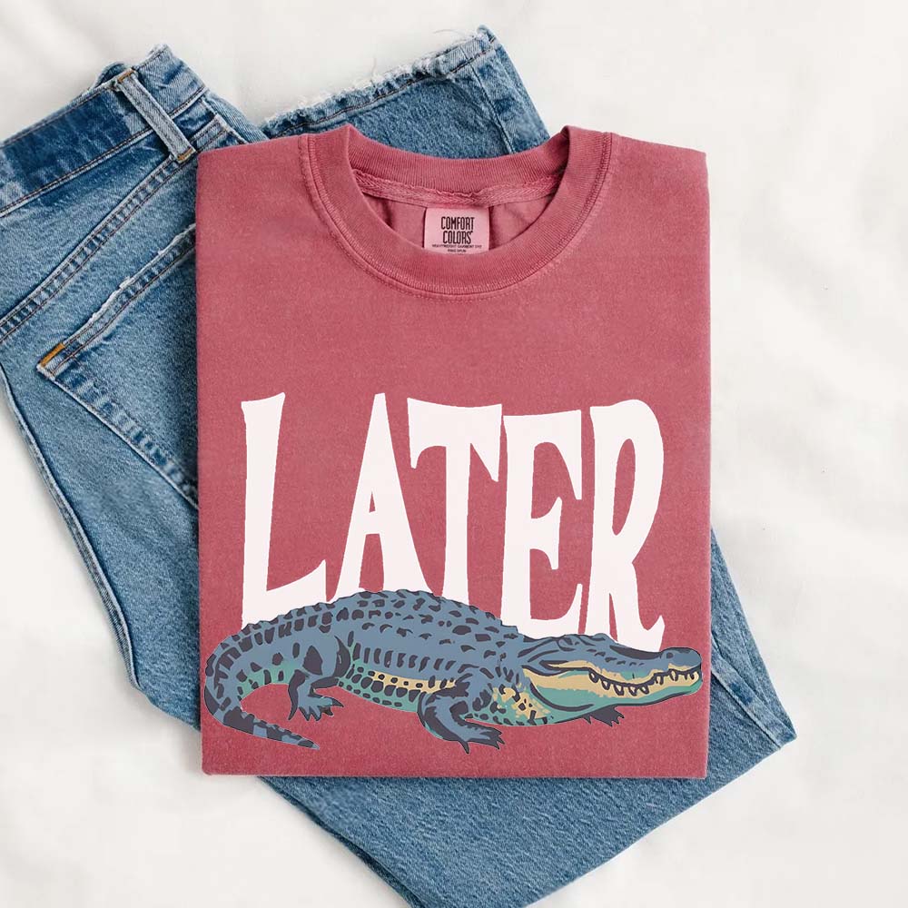 Comfort Colors Later Gator Vintage 90s T-Shirt