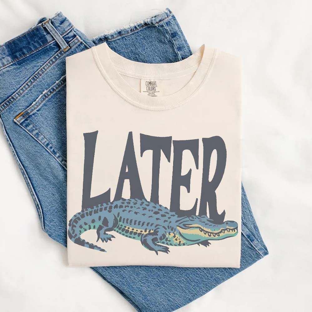 Comfort Colors Later Gator Vintage 90s T-Shirt