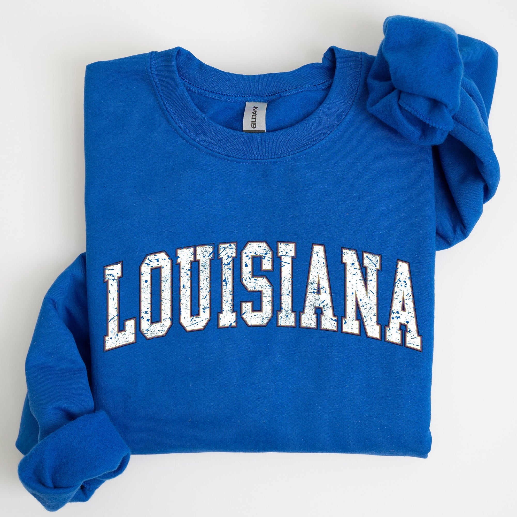 Louisiana, Football, Sports, Game Day, Big Game, Touchdown, Tailgate Party, University, College, State Sweatshirt