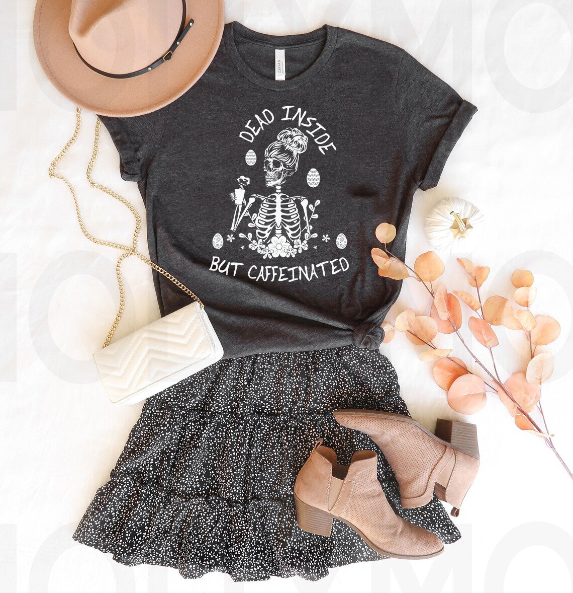 Dead inside But Caffeinated Graphic Tee