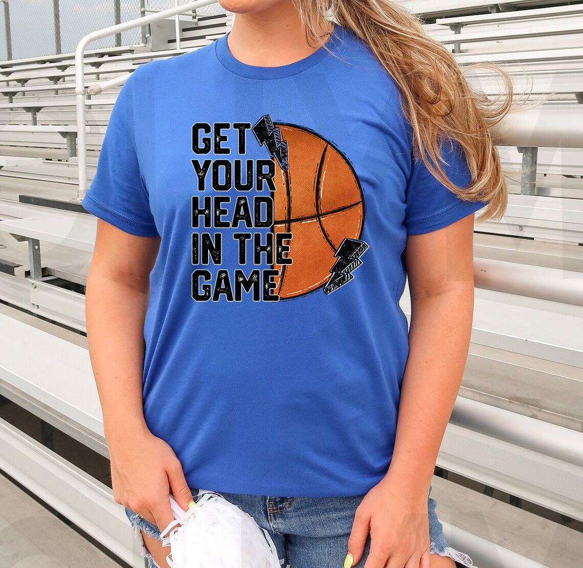 Get Your Head in the Game Basketball Graphic Tee