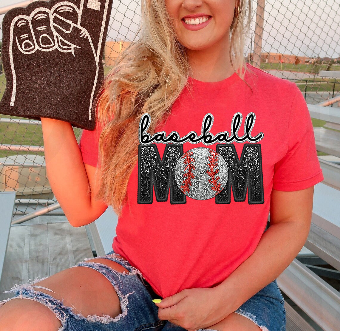Baseball Mom Graphic Tee