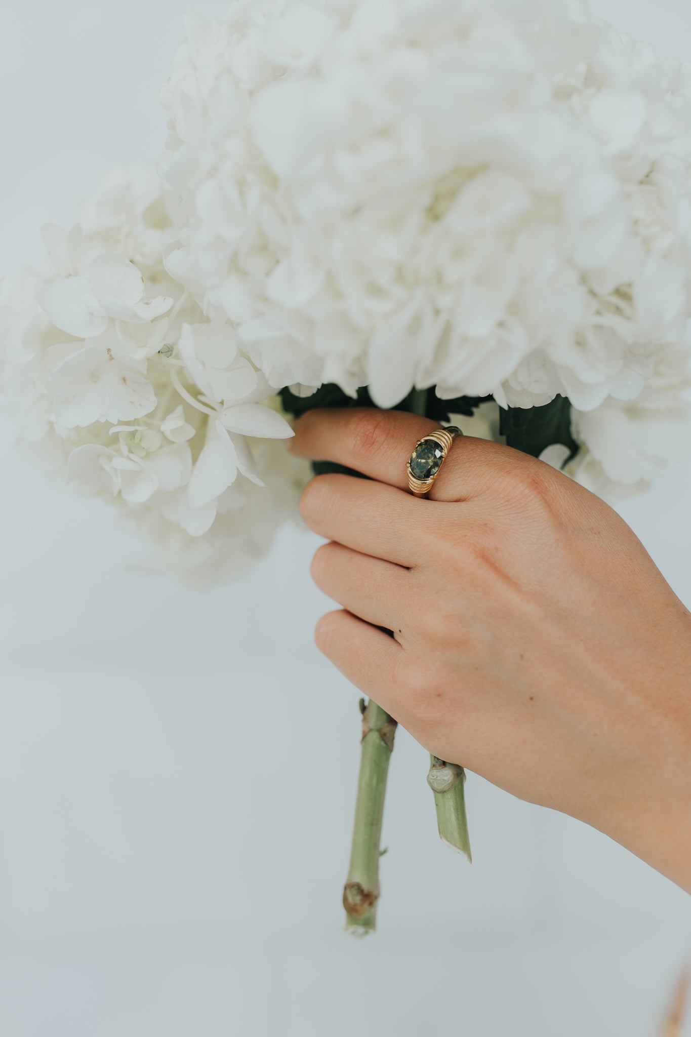 The Maddie Ring in Emerald