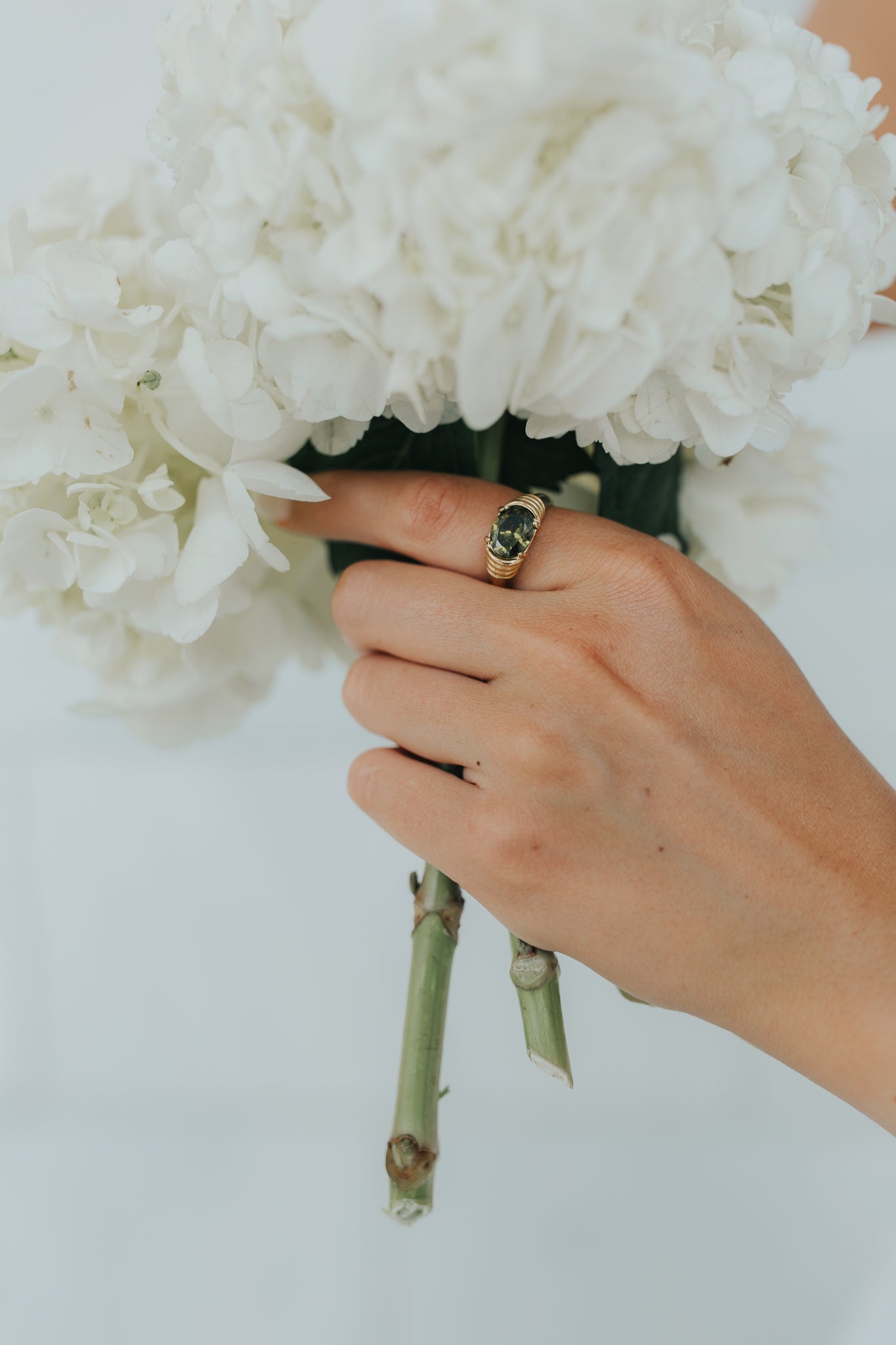 The Maddie Ring in Emerald