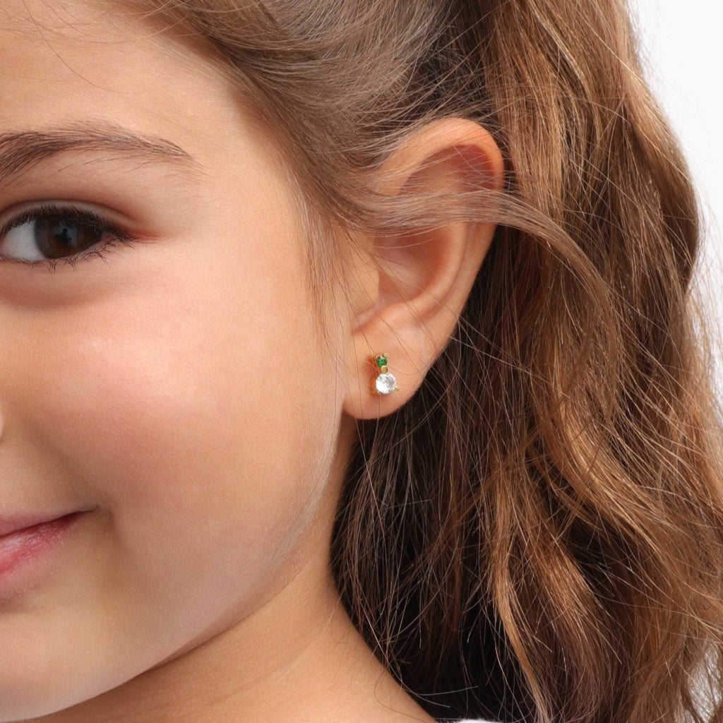 Mini Coco Screw Back Stud Earrings