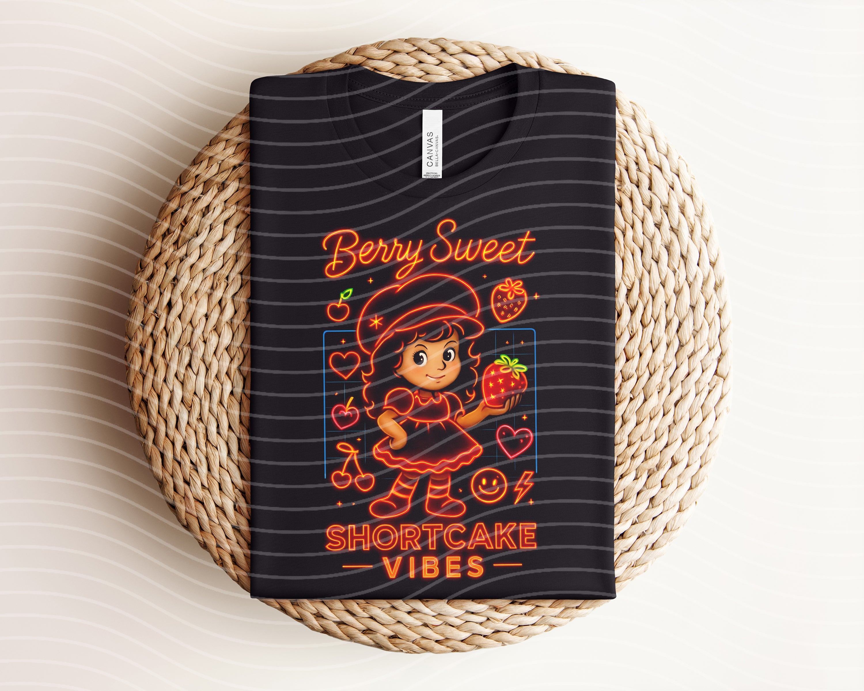 Berry Sweet Neon Graphic Tee