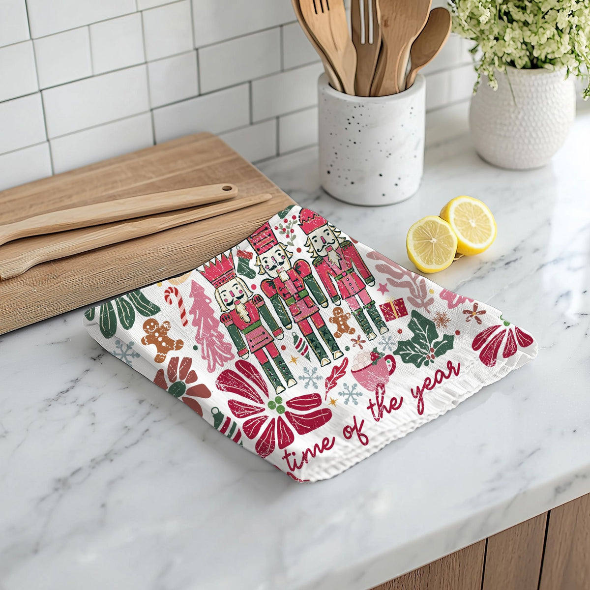 Boho Floral Nutcracker