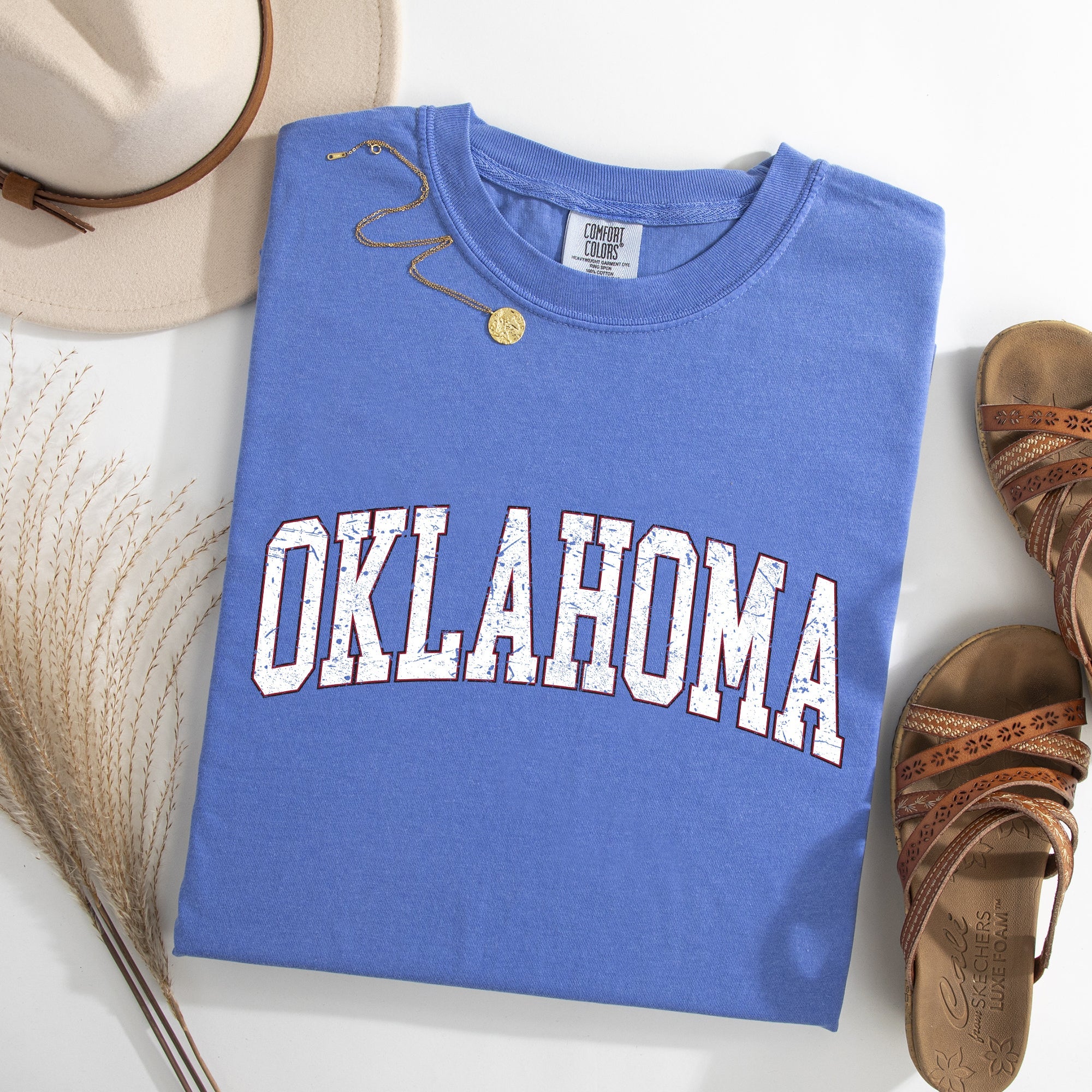 Oklahoma, Football, Sports, Game Day, Big Game, Touchdown, Tailgate Party, University, College, State Tshirt Comfort Colors T-Shirt