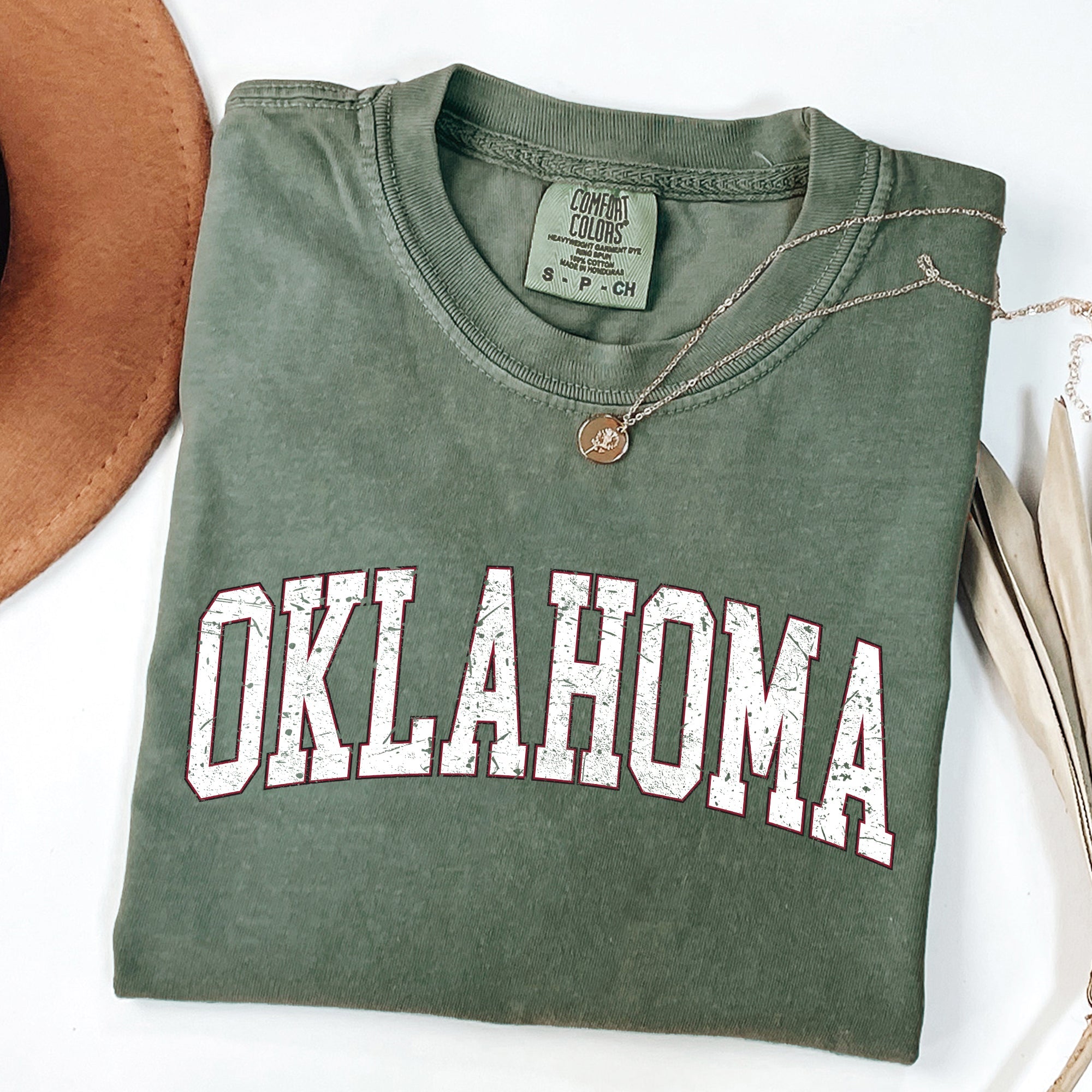 Oklahoma, Football, Sports, Game Day, Big Game, Touchdown, Tailgate Party, University, College, State Tshirt Comfort Colors T-Shirt