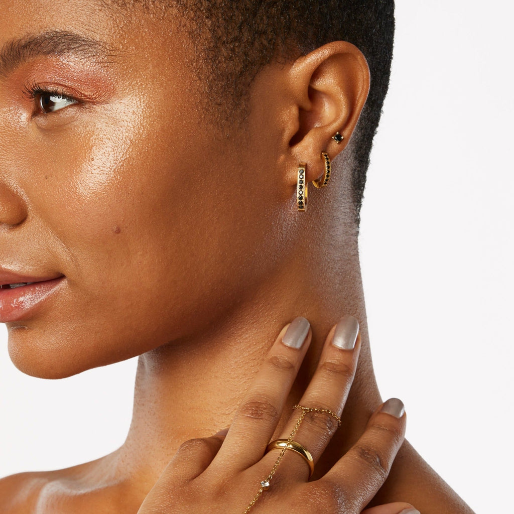 Pavé Trendsetter Hoop Earrings