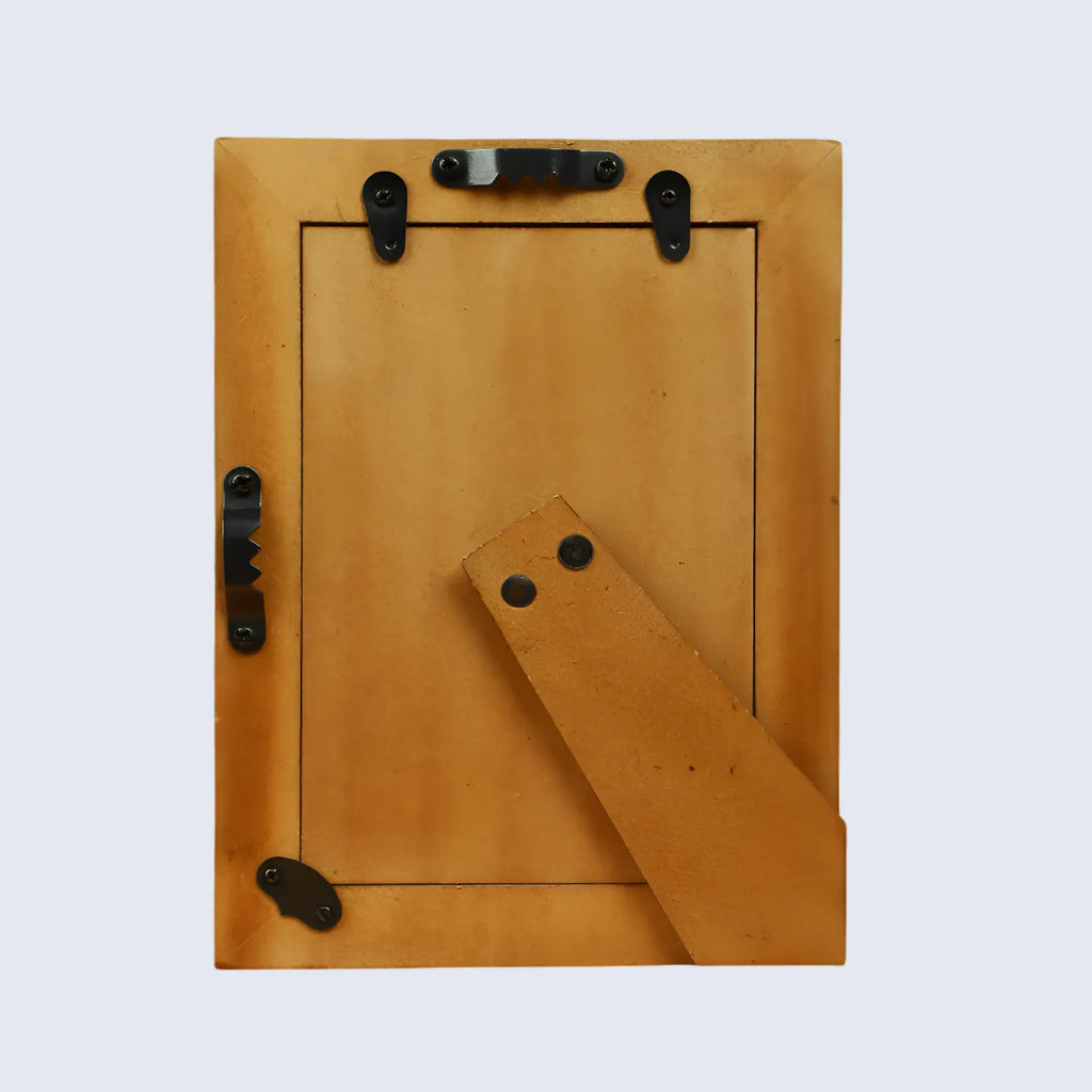 Brasselin Resin Inlay & Brass Crown Grey Picture Frame 4x6 & 5x7