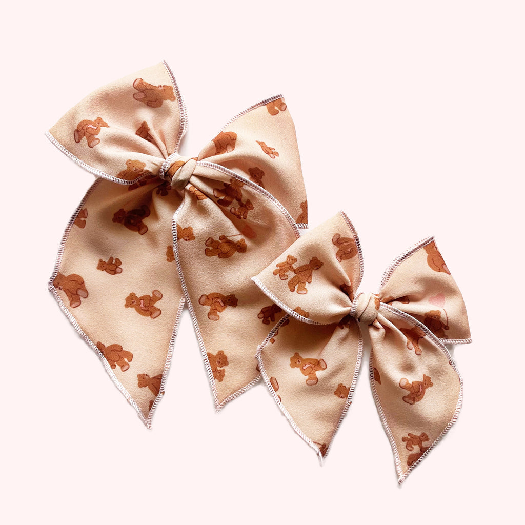 Threadmama Teddy Bears Elle Bow