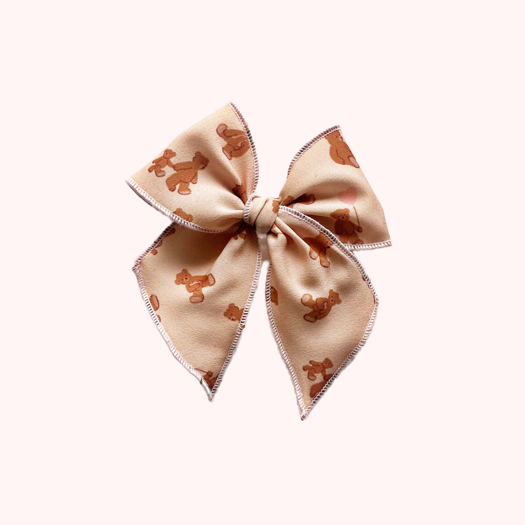 Threadmama Teddy Bears Elle Bow