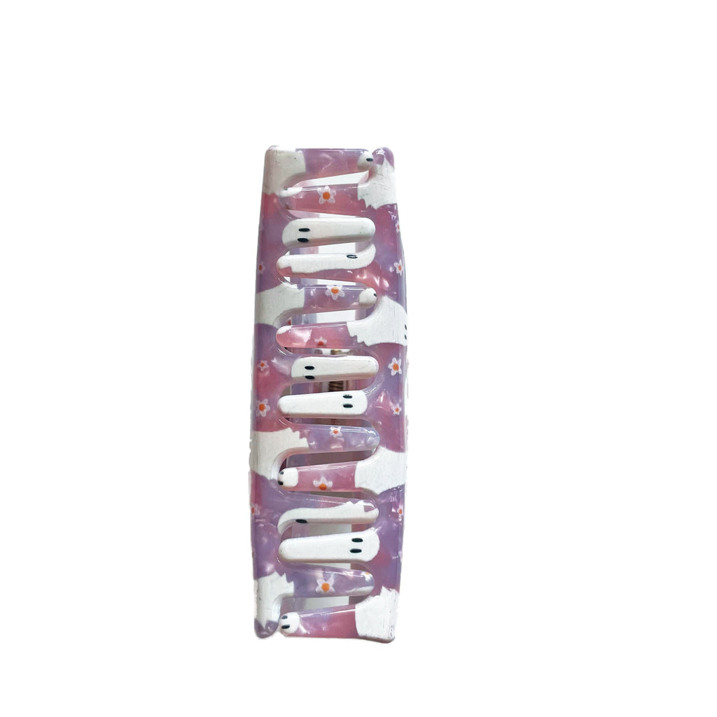 Floral Ghosts Claw Clip