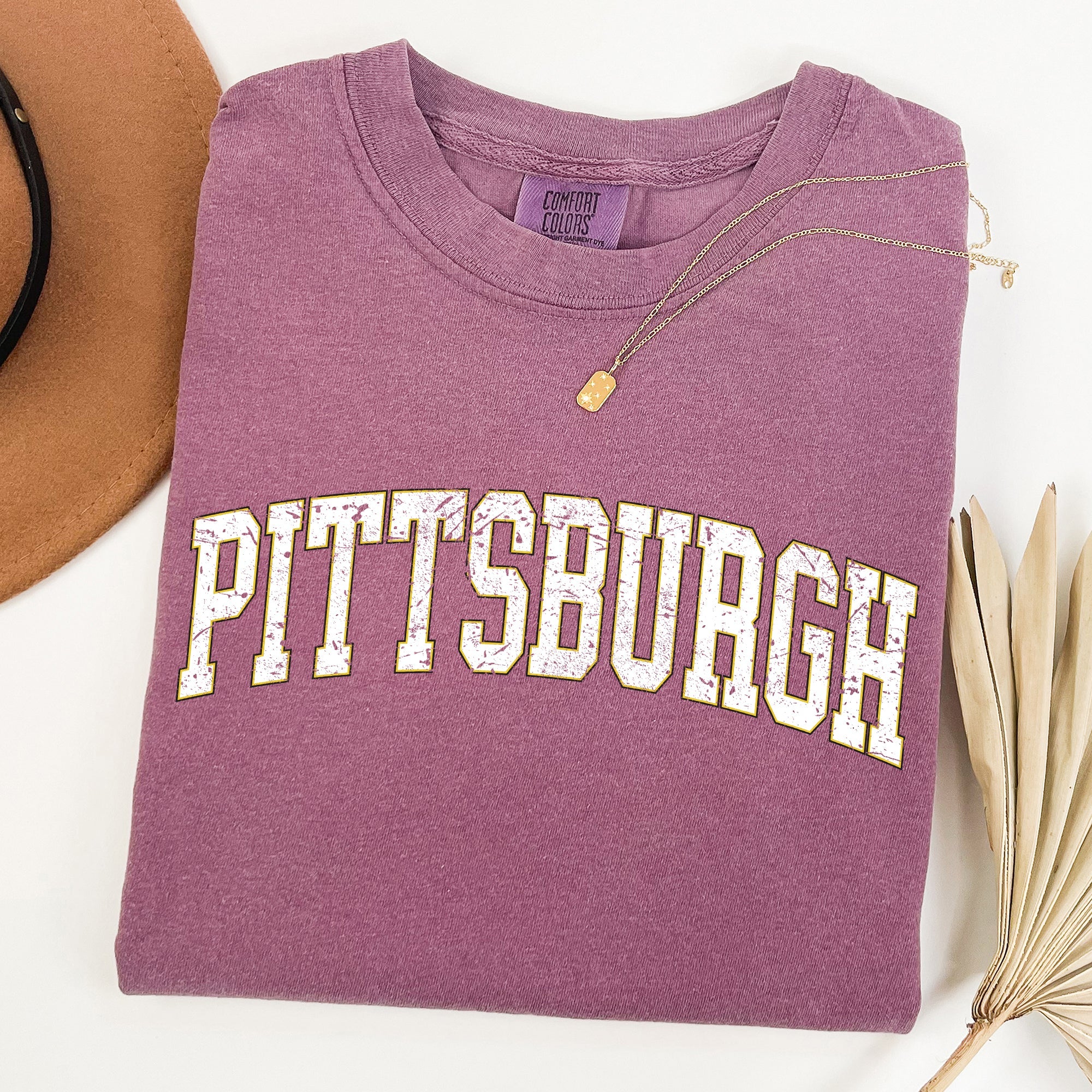 Pittsburgh, Football, Sports, Game Day, Big Game, Touchdown, Tailgate Party, University, College, State Tshirt Comfort Colors T-Shirt