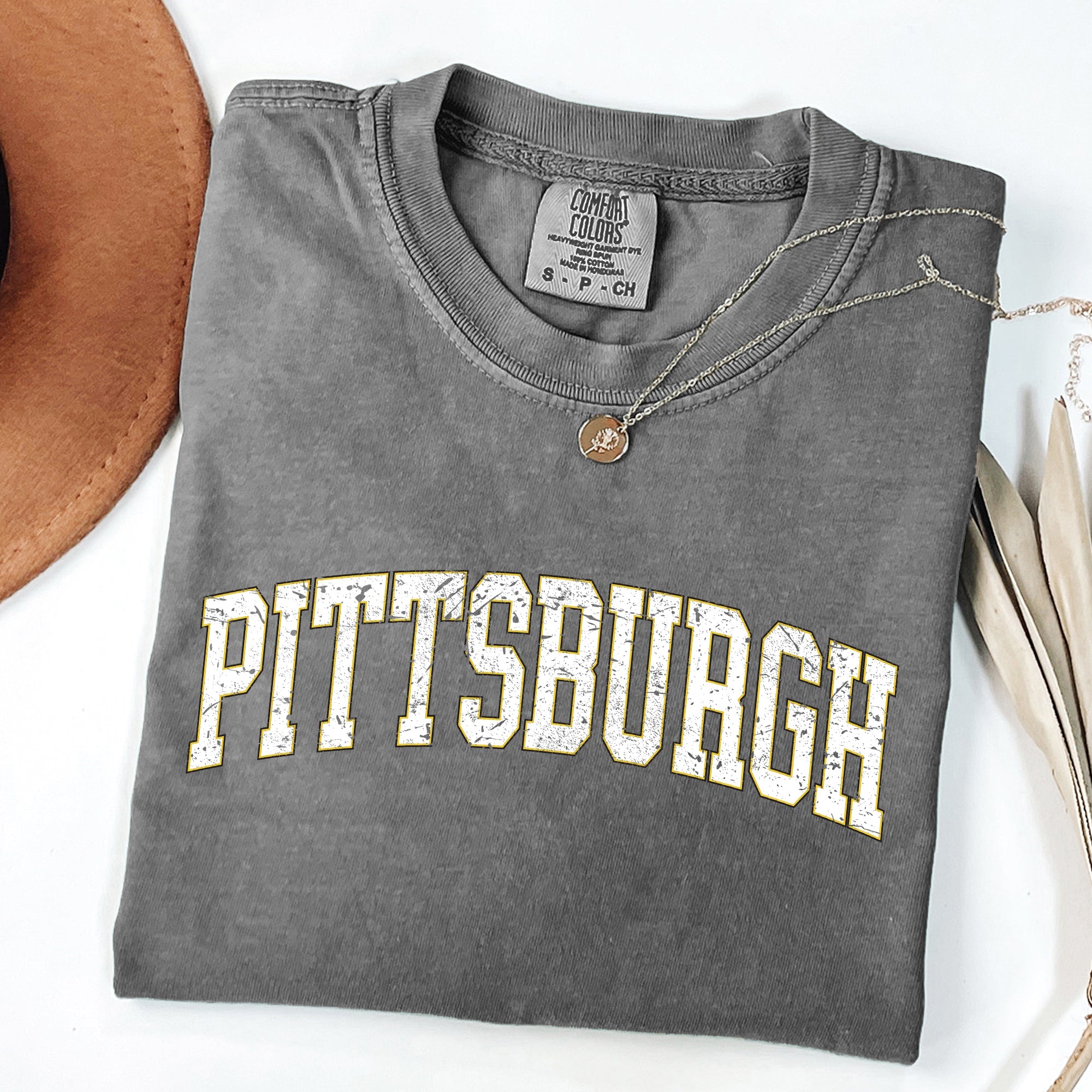 Pittsburgh, Football, Sports, Game Day, Big Game, Touchdown, Tailgate Party, University, College, State Tshirt Comfort Colors T-Shirt