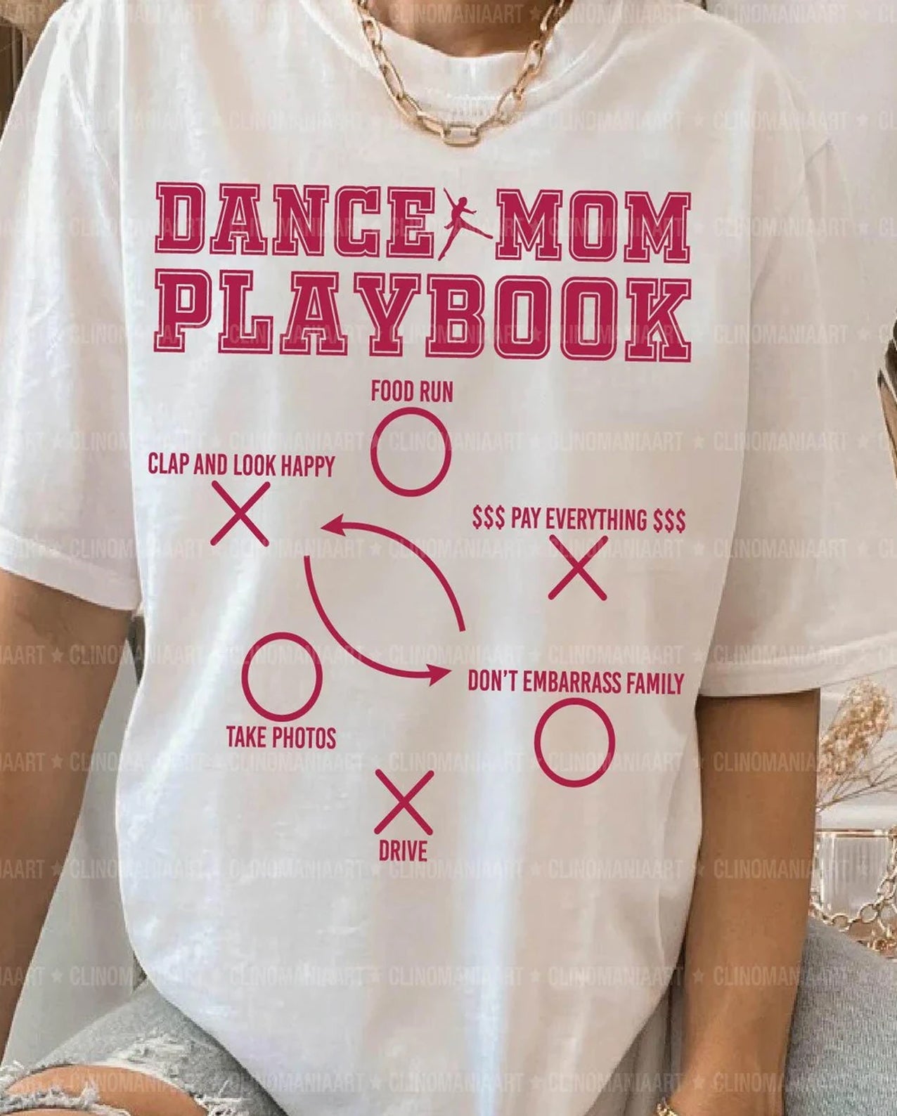 Dance Mom Playbook Graphic Tee