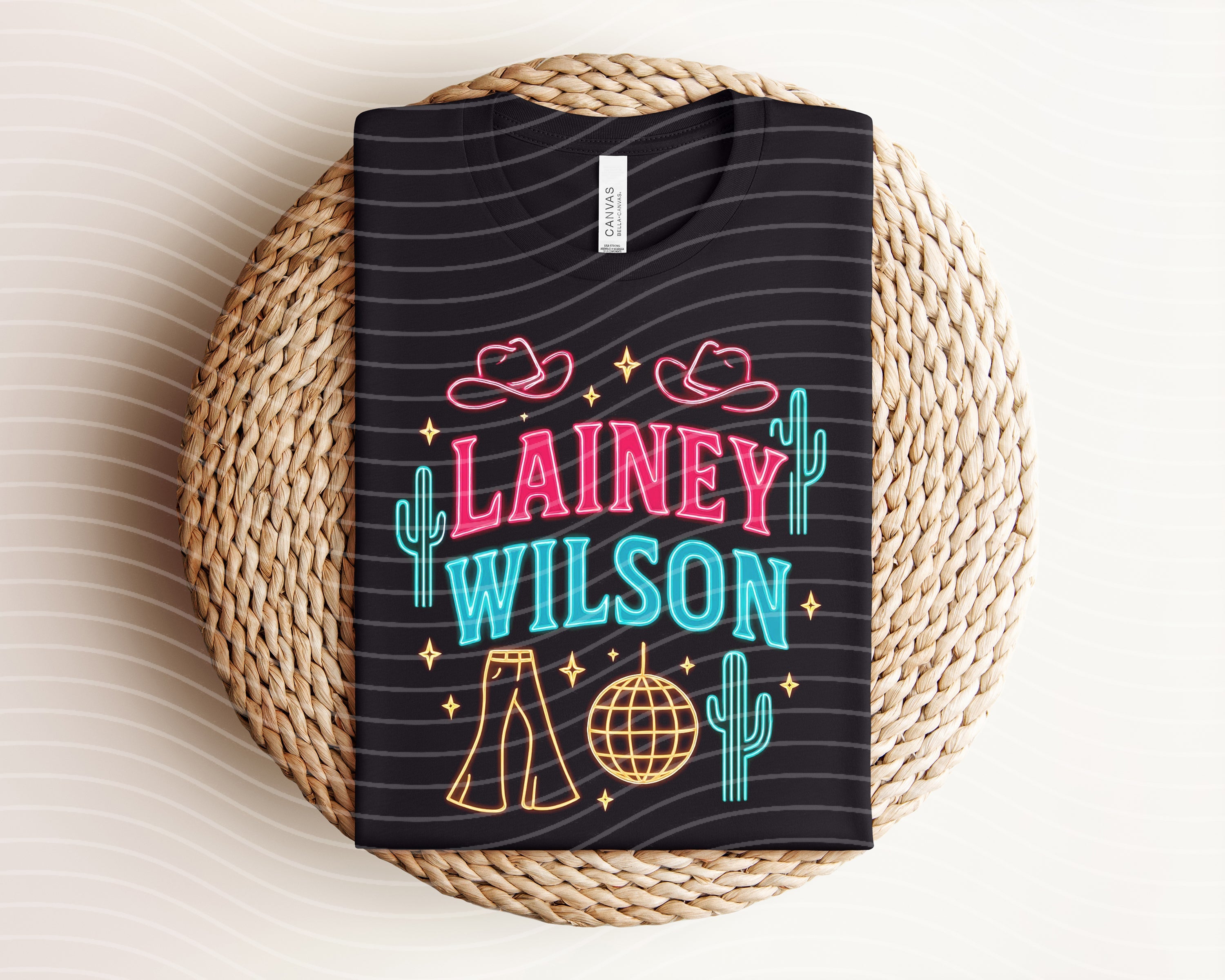 Lainey Wilson Neon Graphic Tee